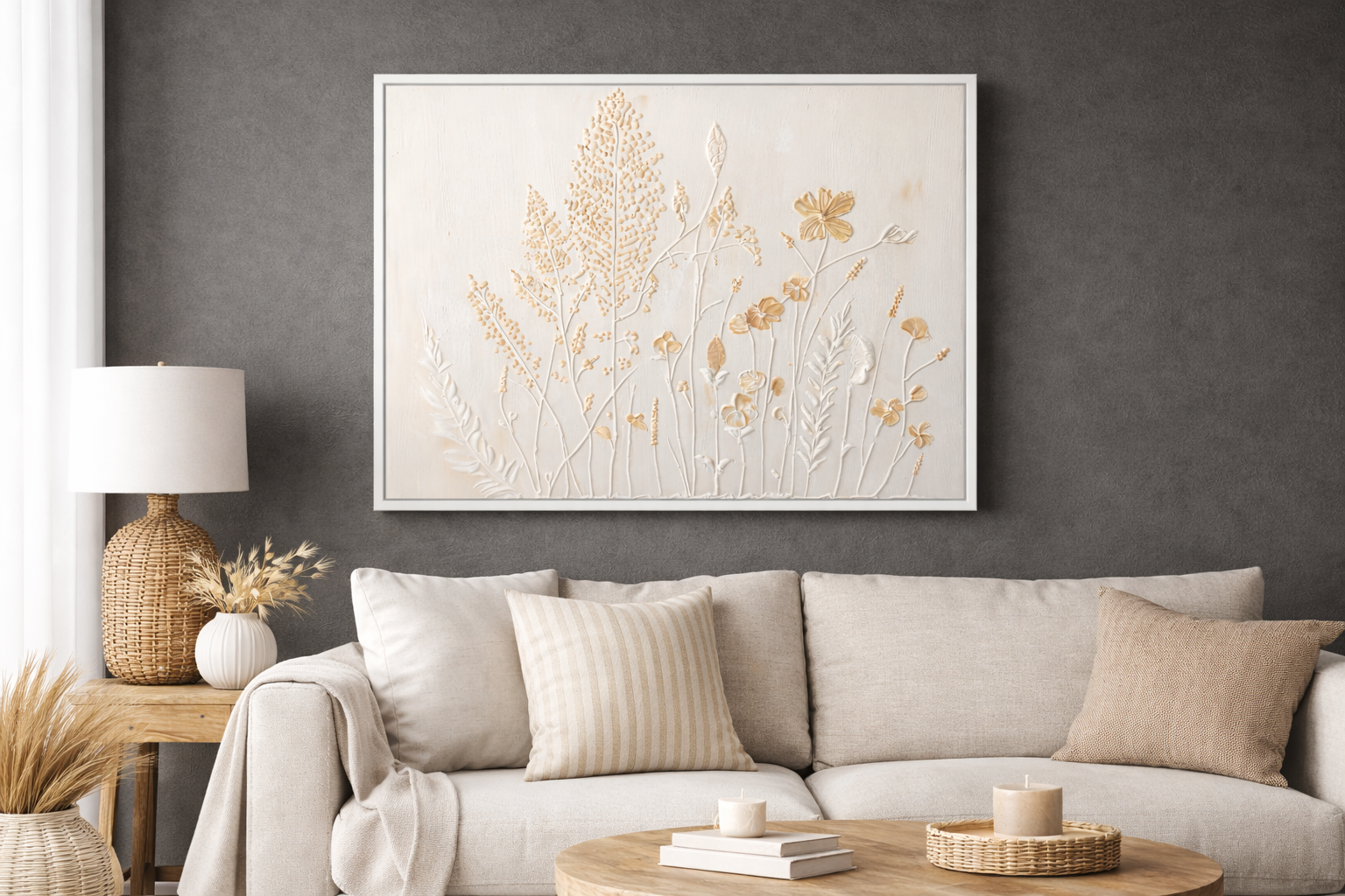 Herbier doré (fait main)