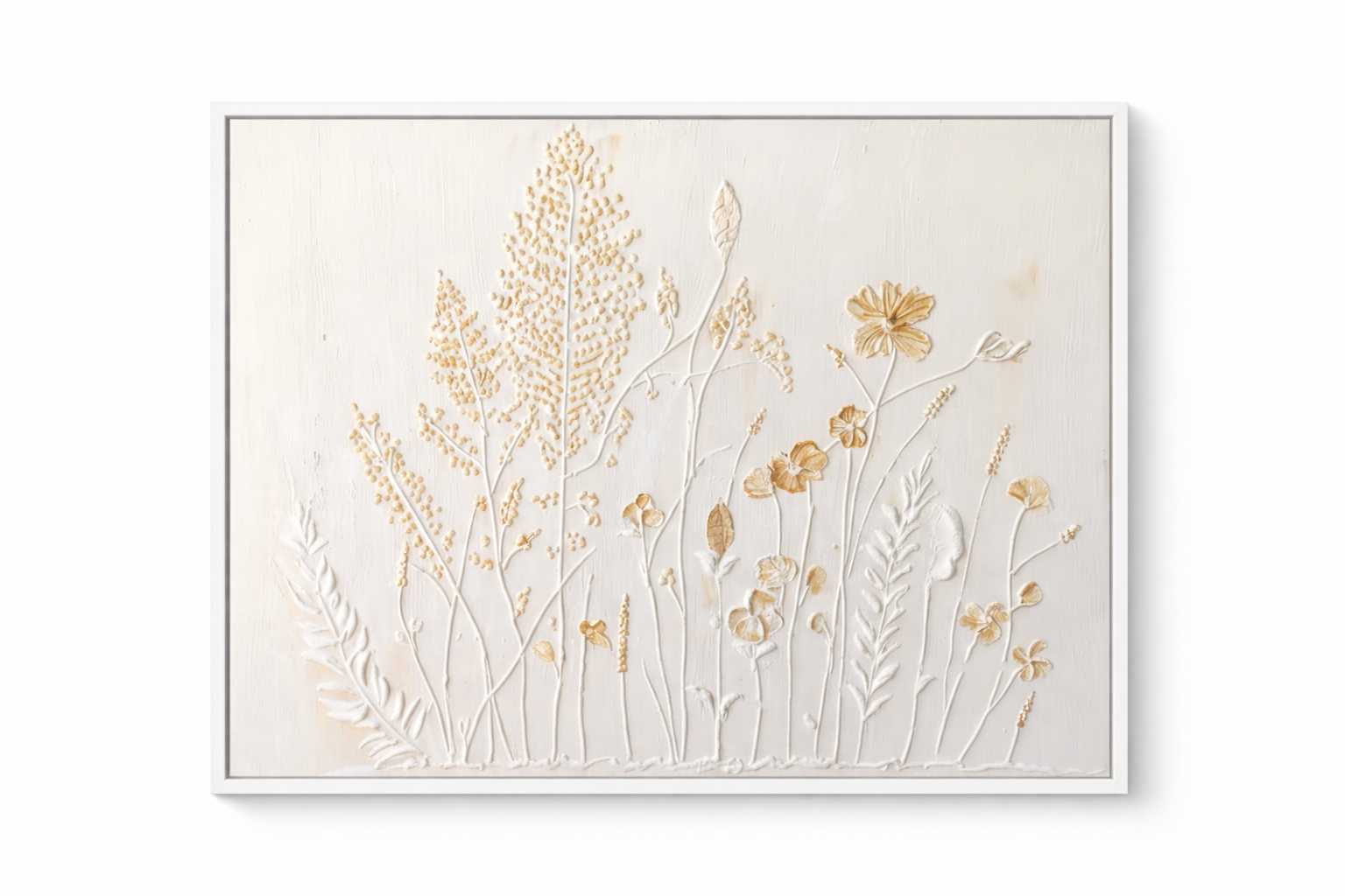 Herbier doré (fait main)