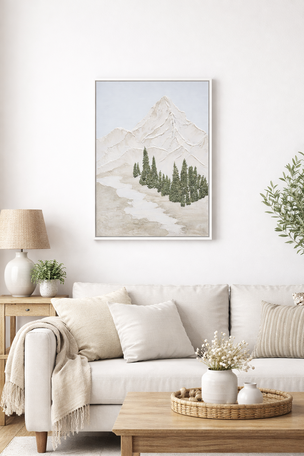 Montagne & forêt (fait main)