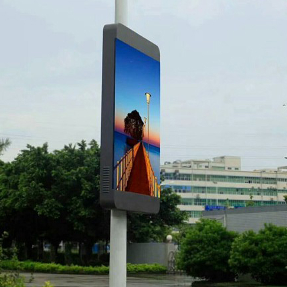 P3 Outdoor Waterproof HD Full Color Street Pole Led Display Screen