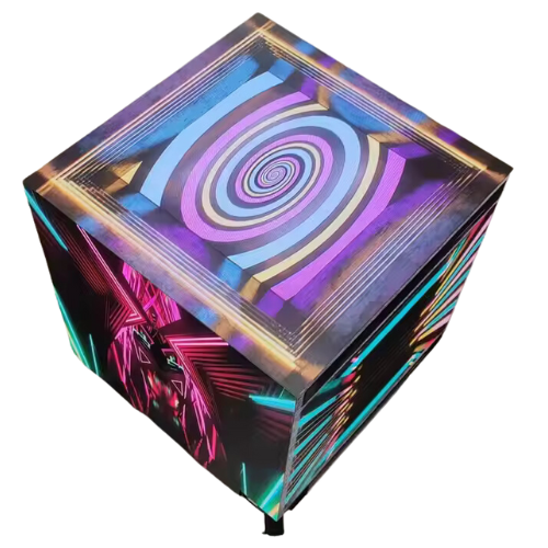 Outdoor waterproof P2.604 led cube screen display