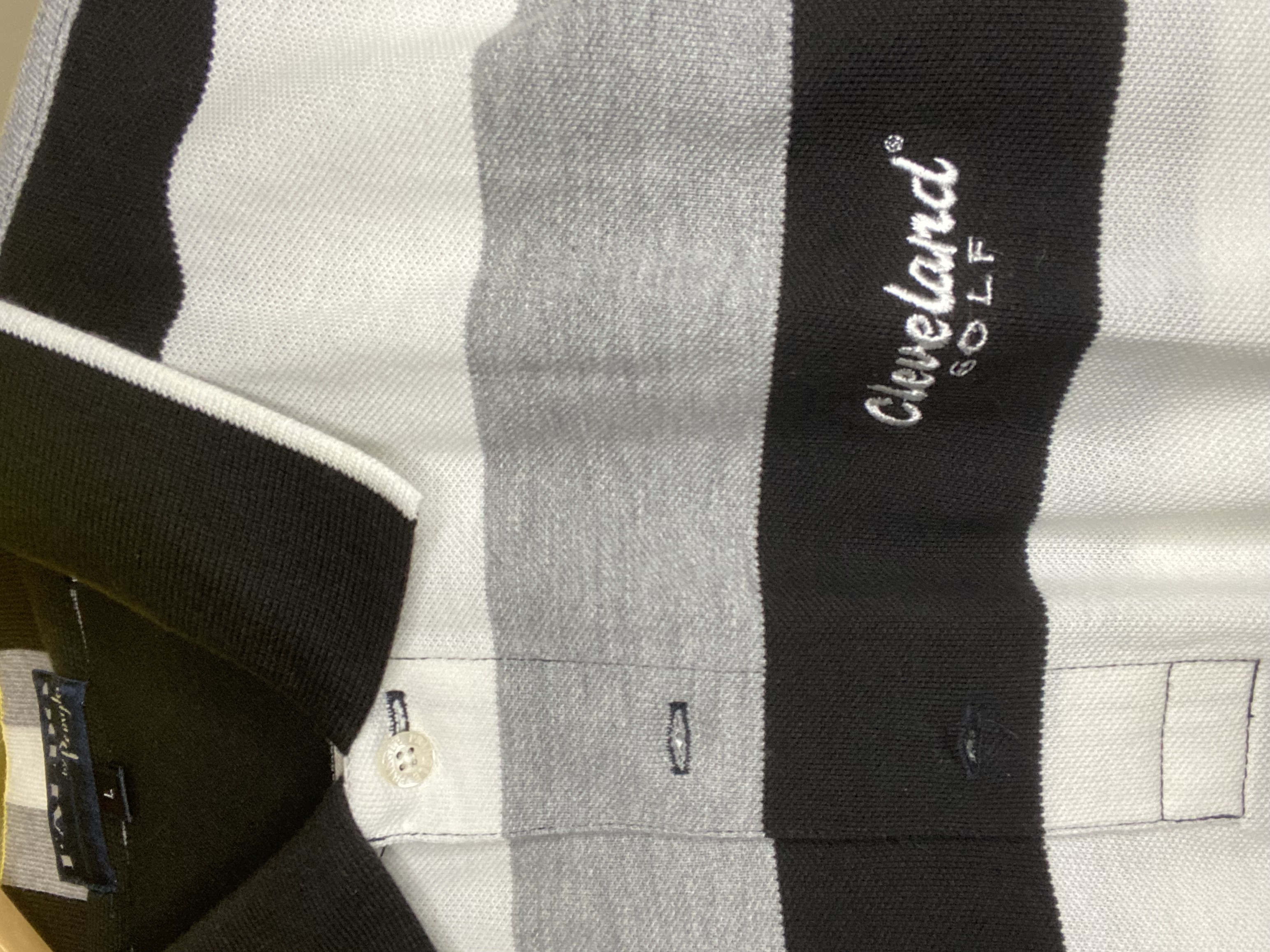 Vintage Cleveland Golf / Pringle Nick Faldo polo (L)