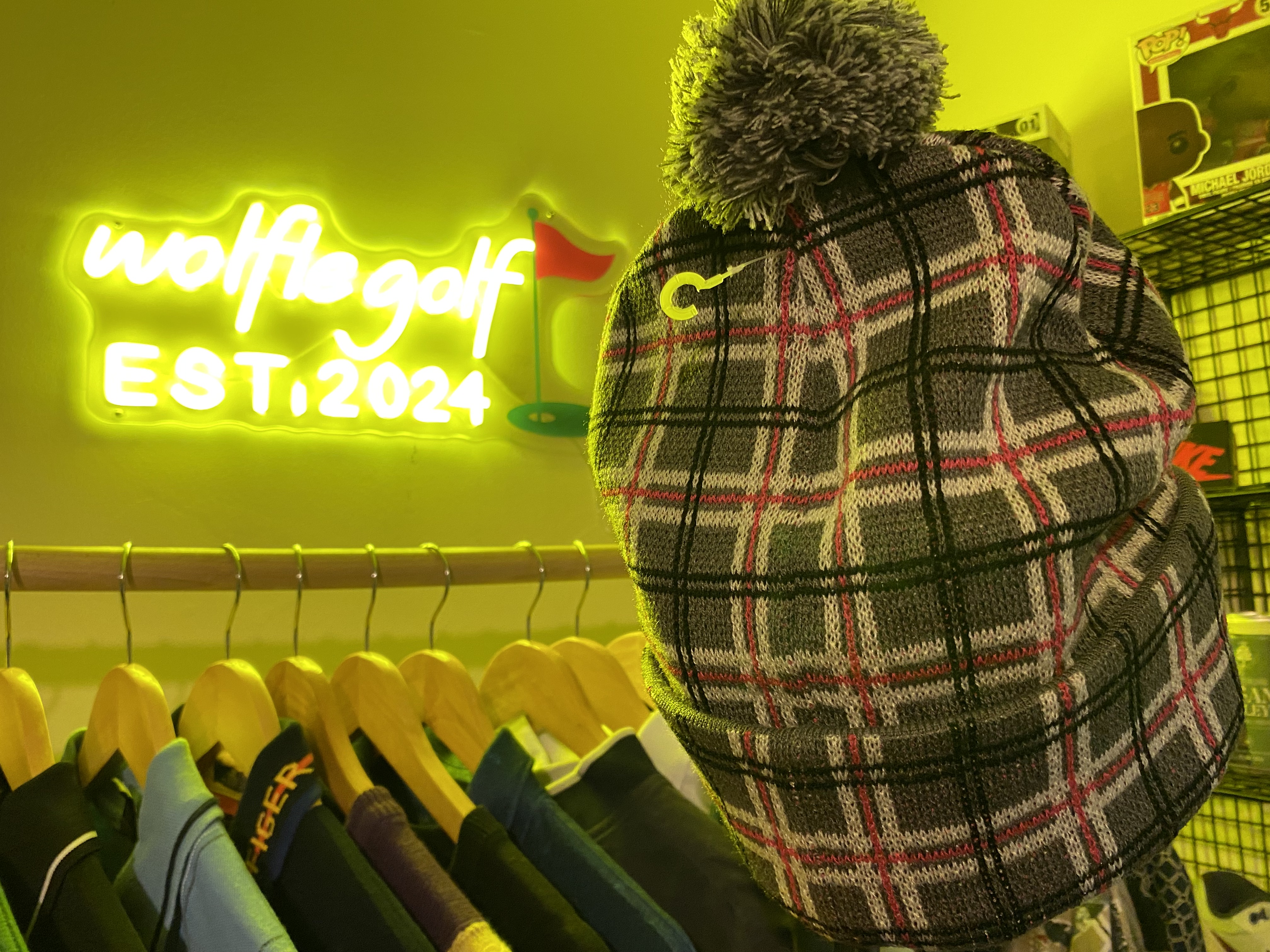 St Andrews tartan hat / tammy / bunnet / beanie