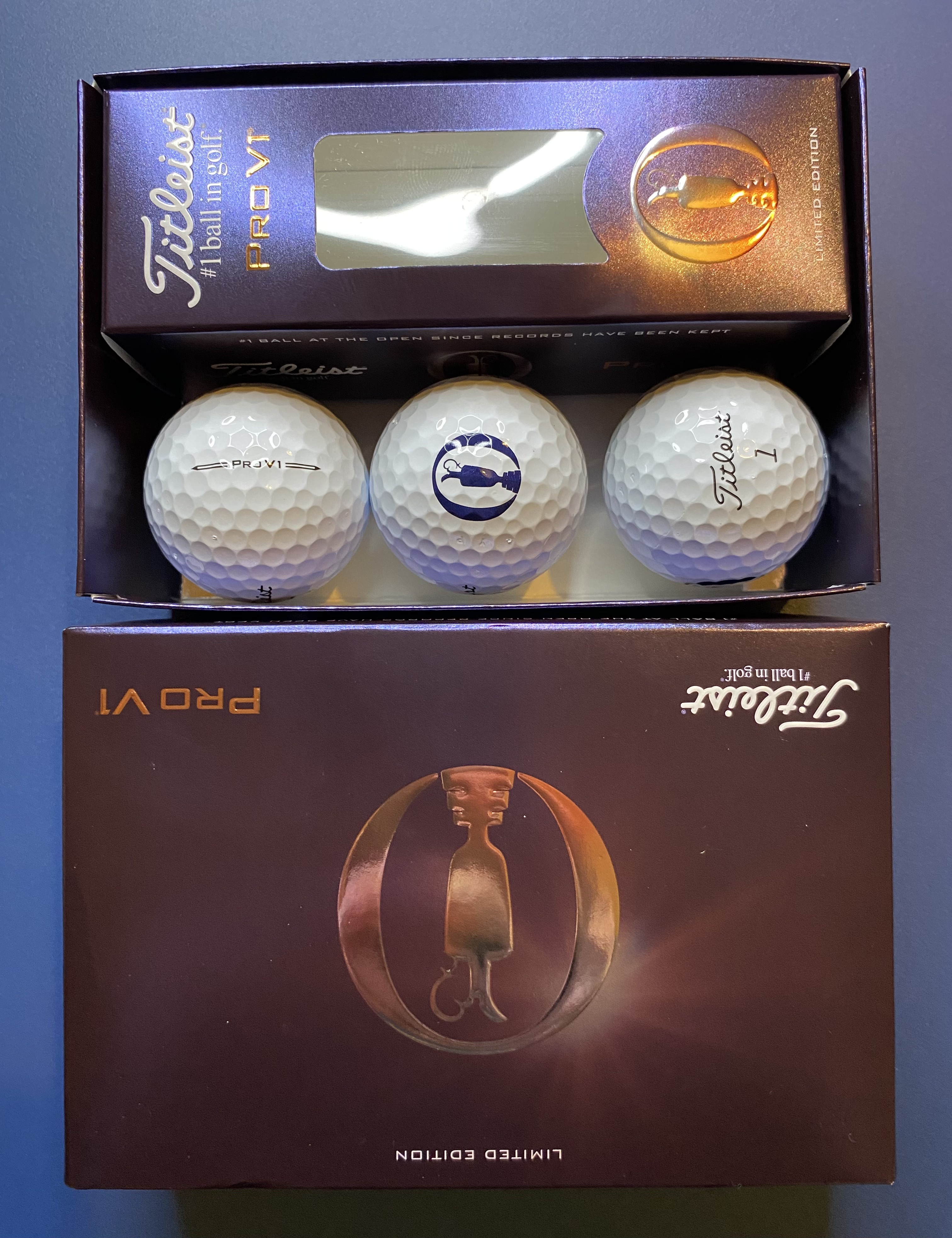 6x Titleist Pro-V1 The Open balls