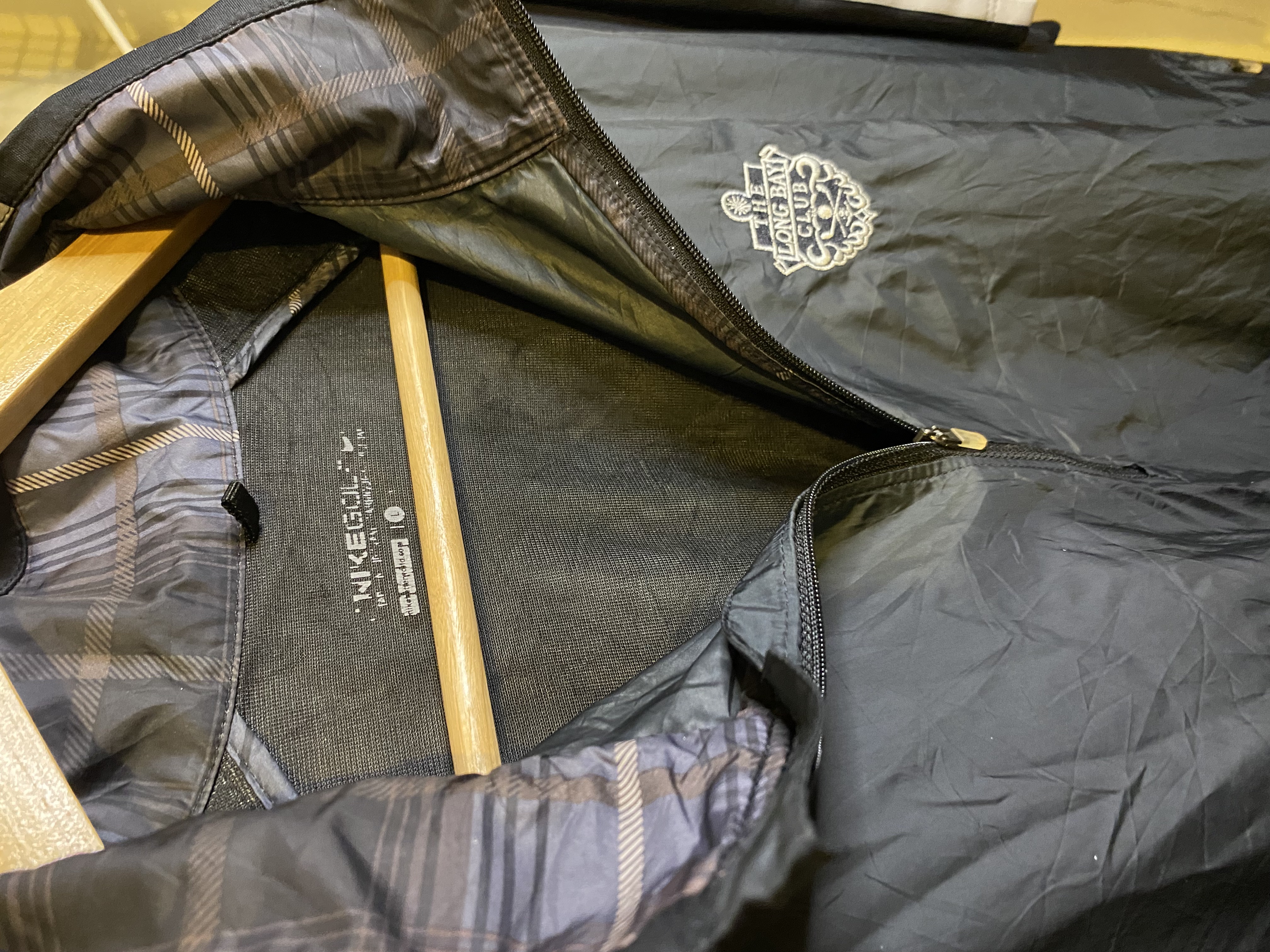 Modern short-sleeved Nike Long Bay Club windbreaker (L)