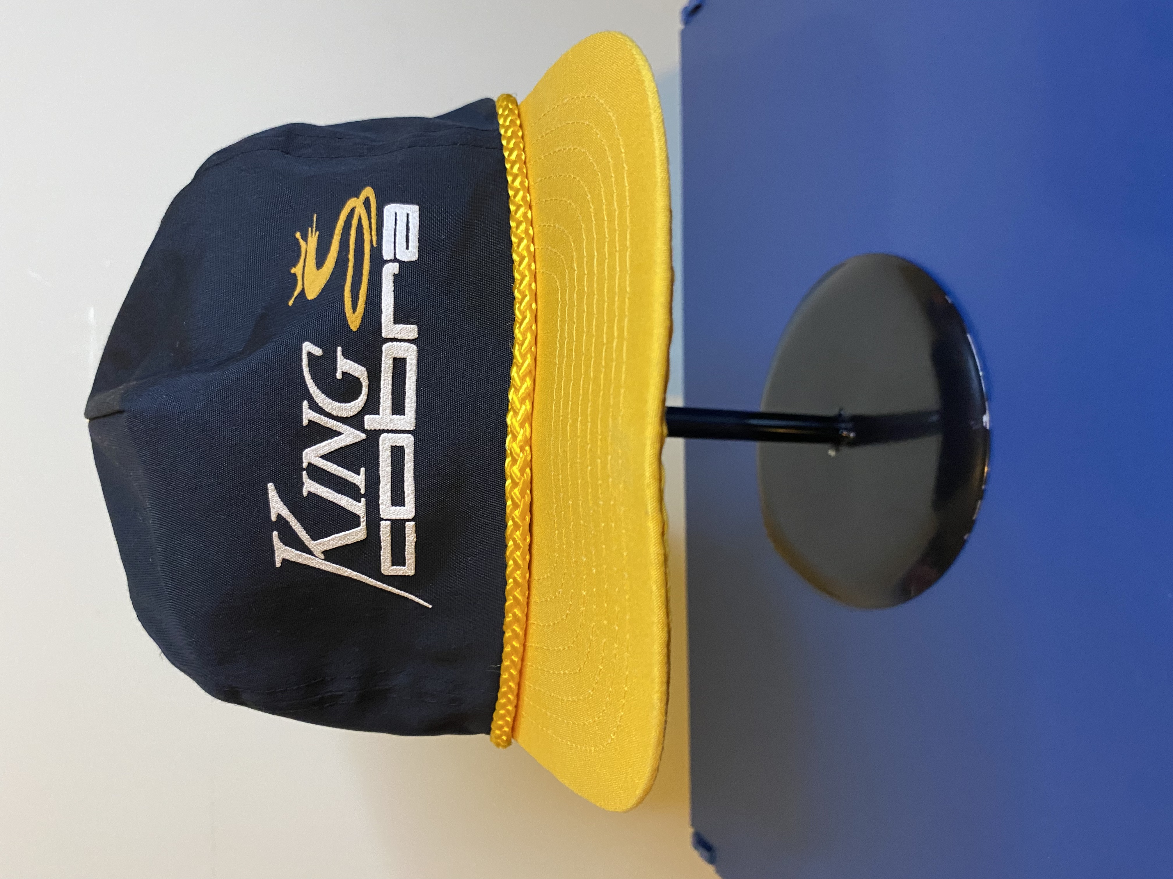 Yellow/black vintage King Cobra cap