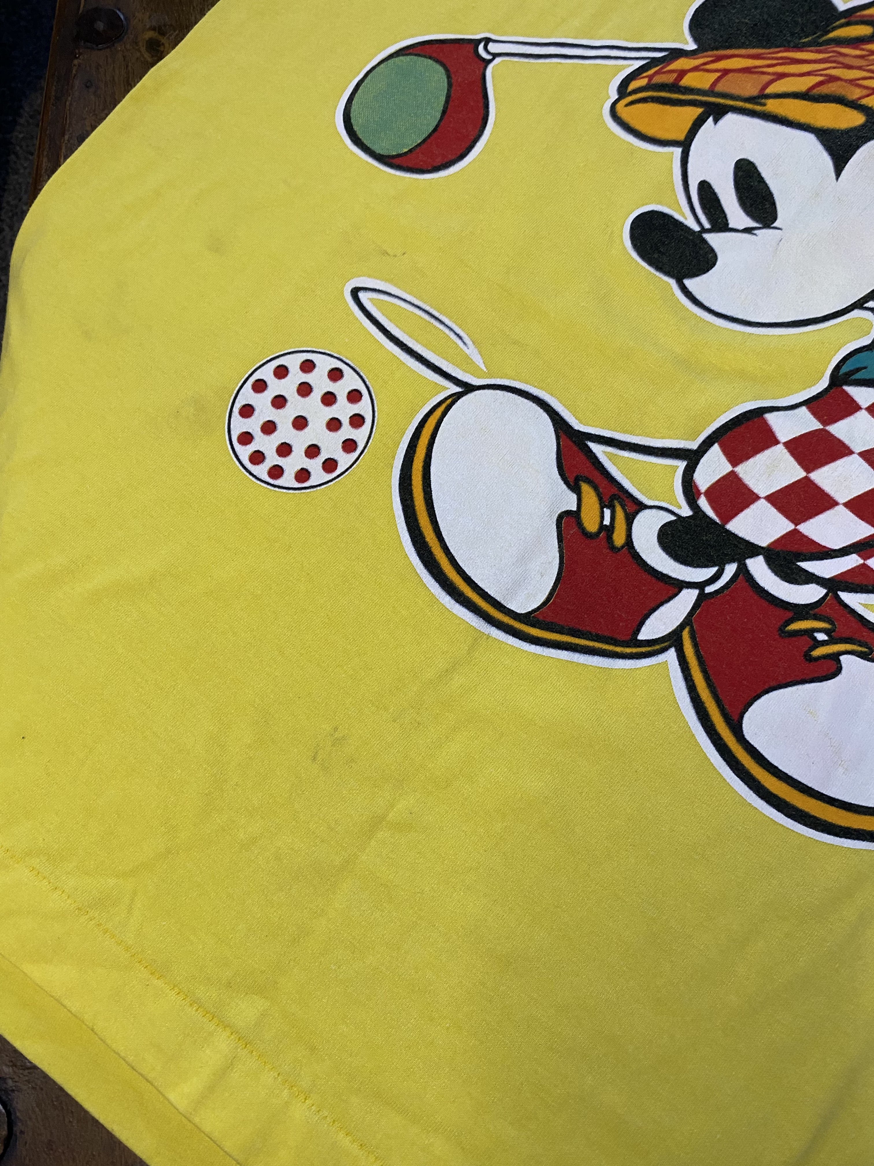 Vintage golf Mickey tee (L)