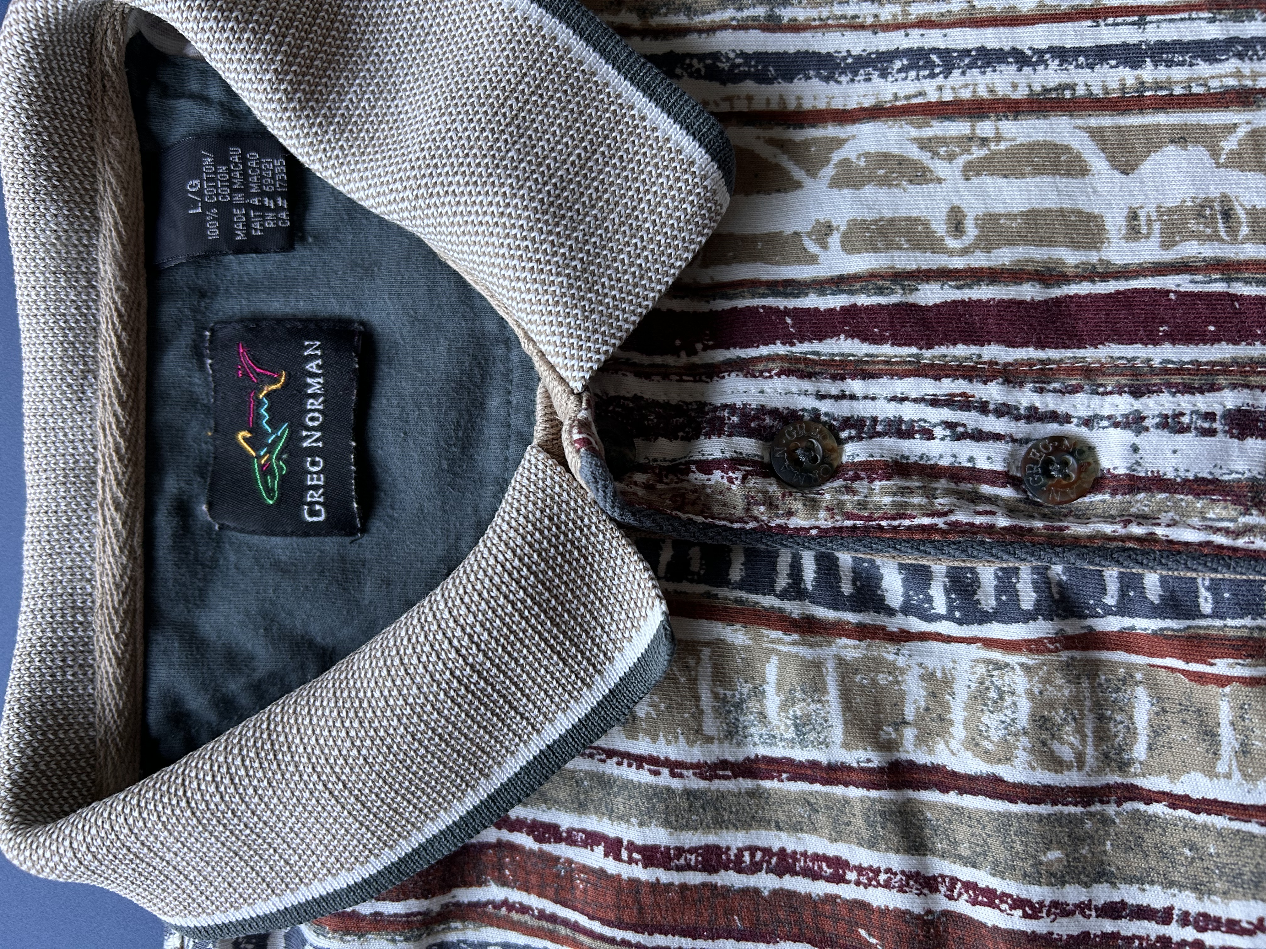 Vintage 90s Greg Norman polo (L)