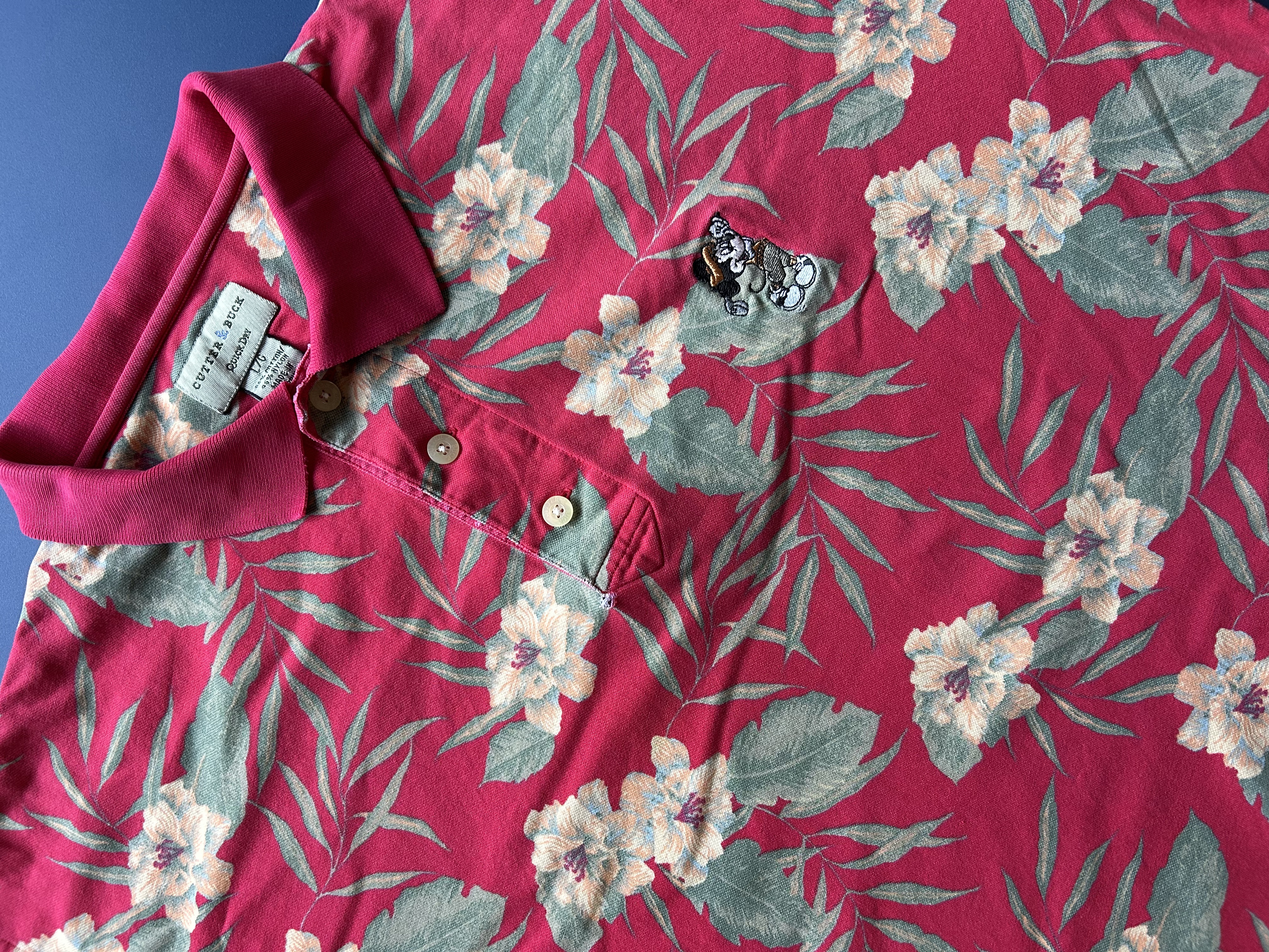 vintage 90s Cutter & Buck disney polo (L)