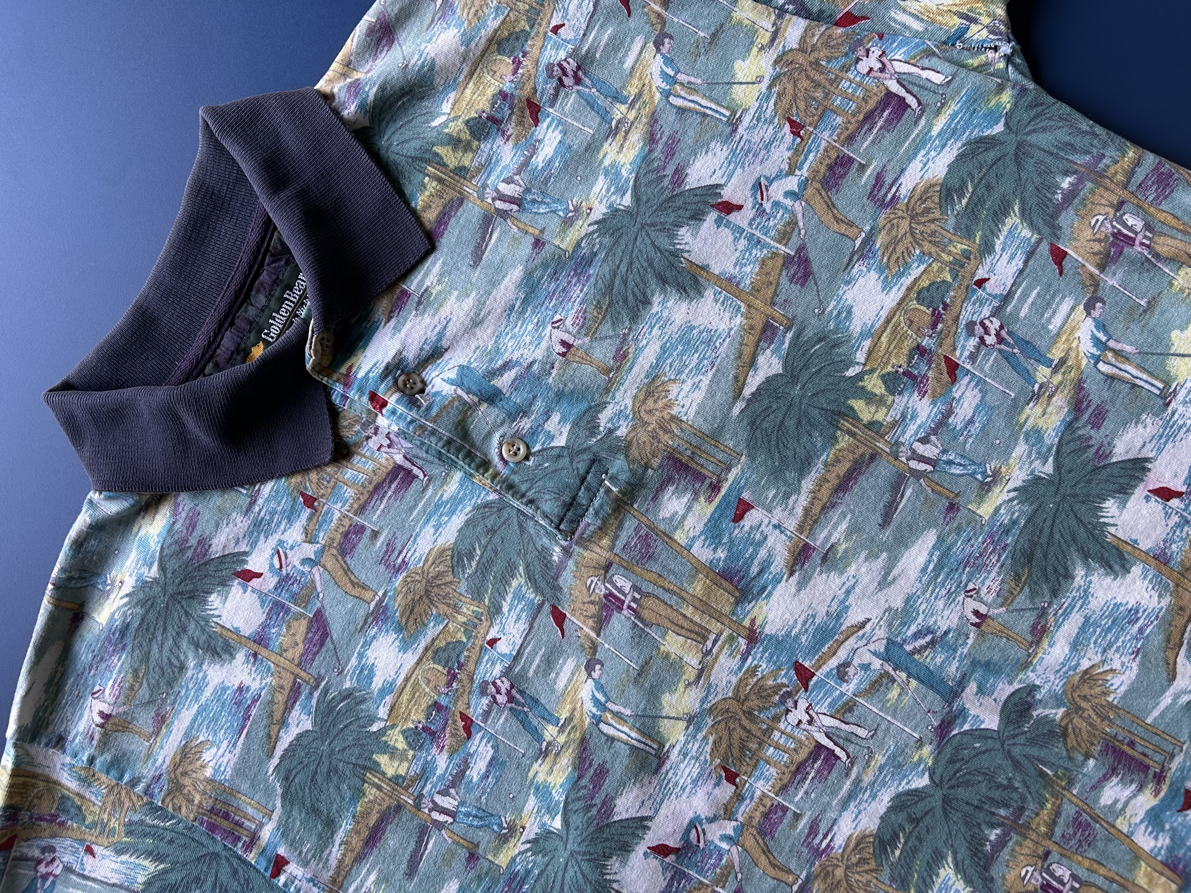 vintage Golden Bear by Jack Nicklaus polo (M) 