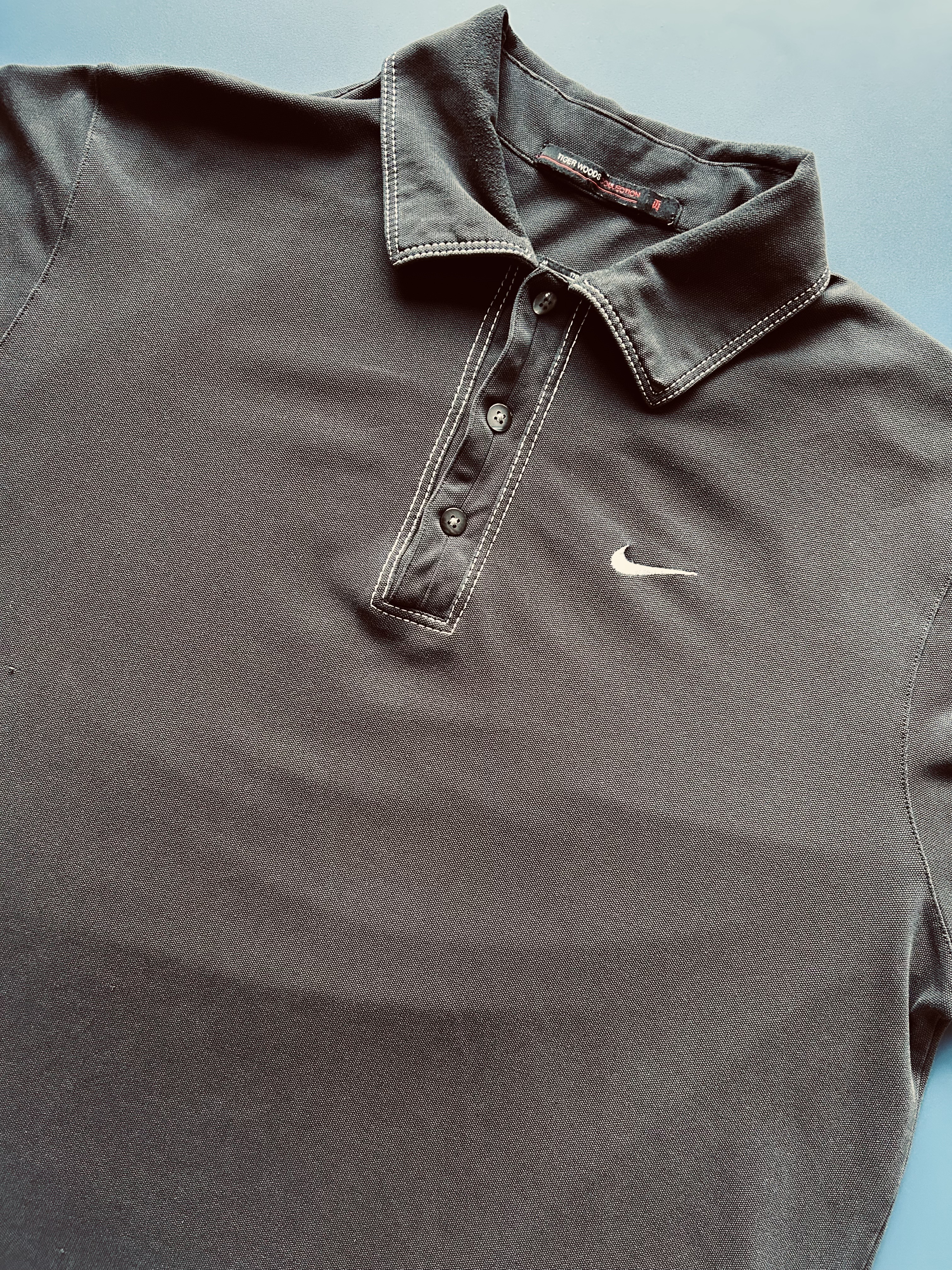 vintage nike Tiger Woods collection polo (M)