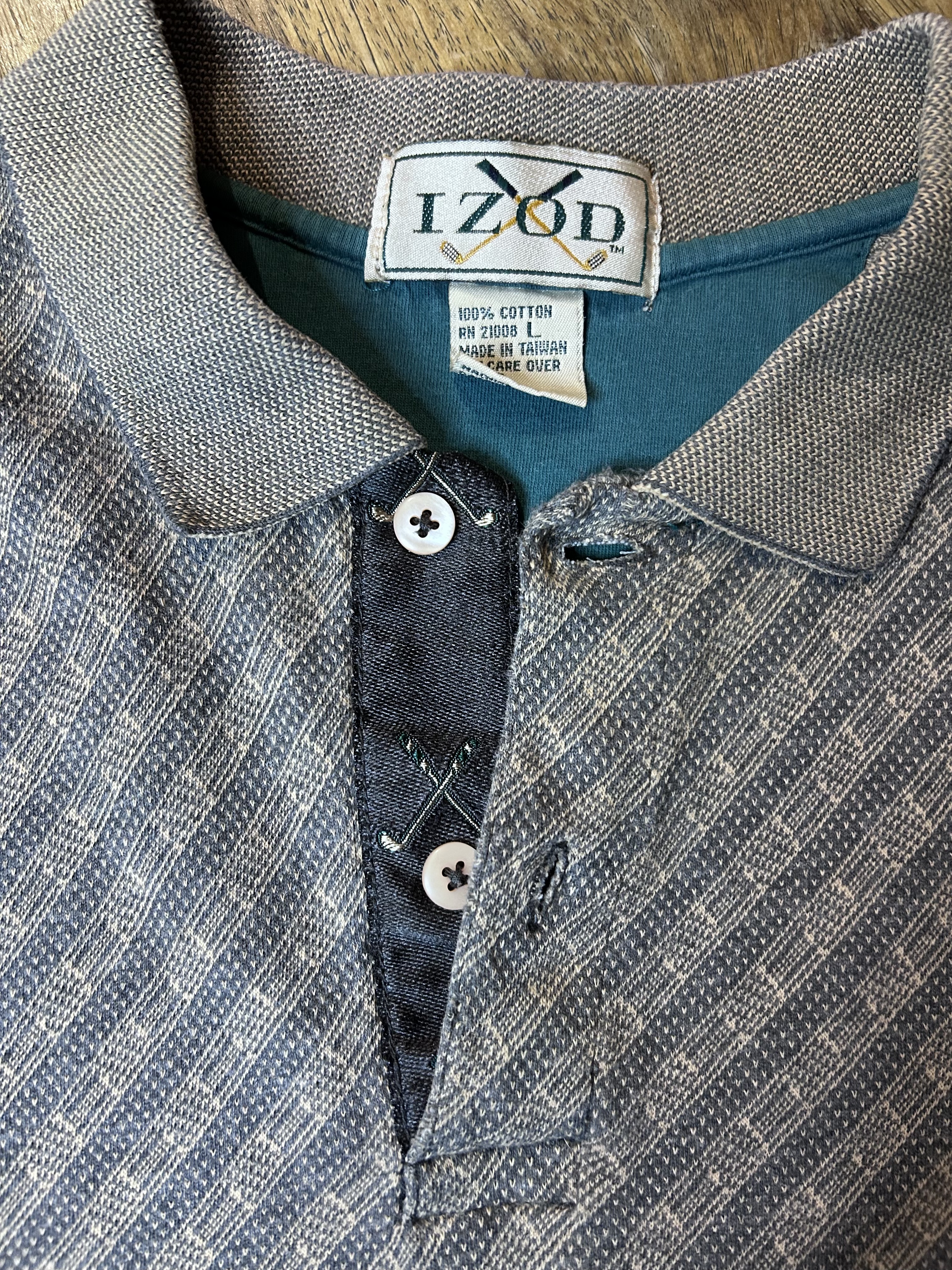 vintage 90s IZOD polo (L)