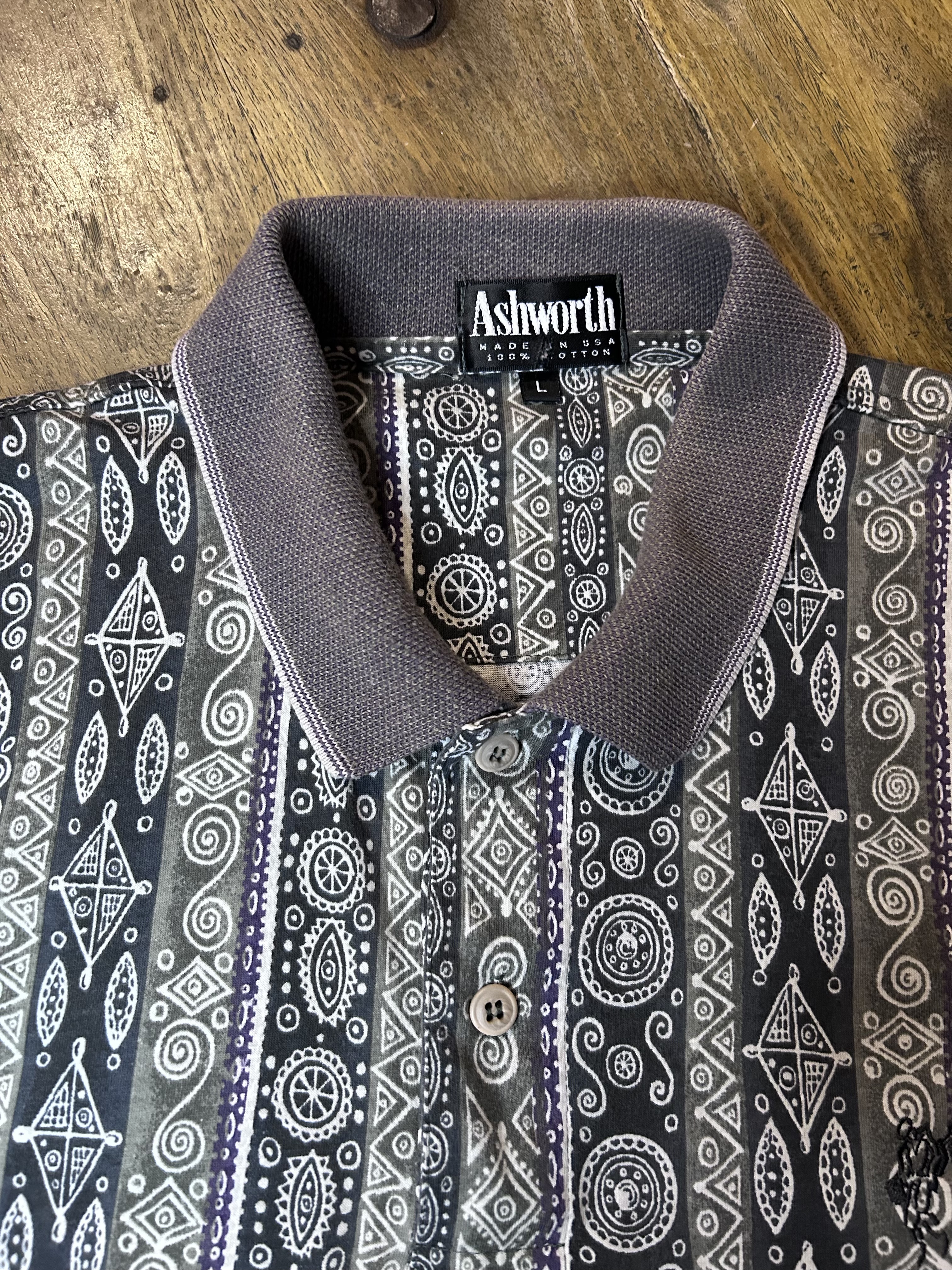 amazing 90s ashworth polo (boxy fit L)