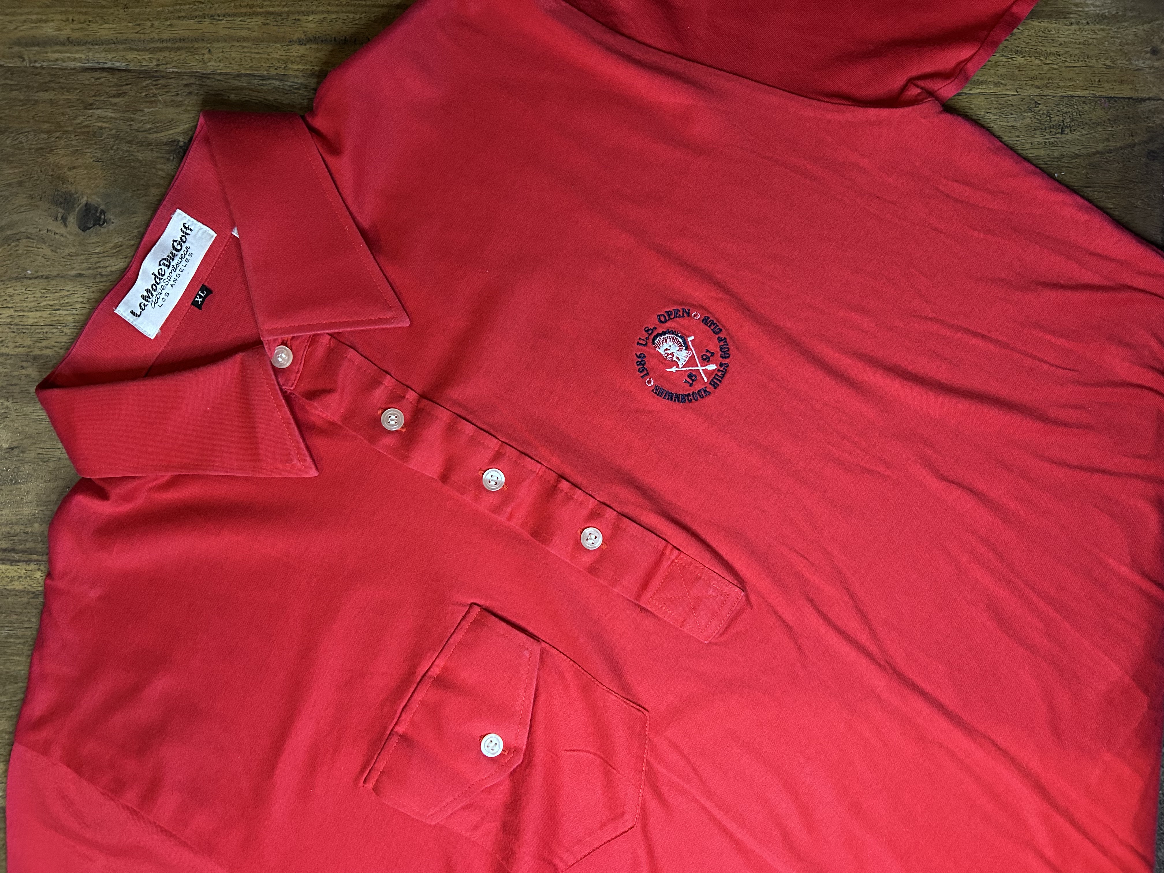 vintage US Open '86 Shinnecock Hills polo (XL but fits more like a L)