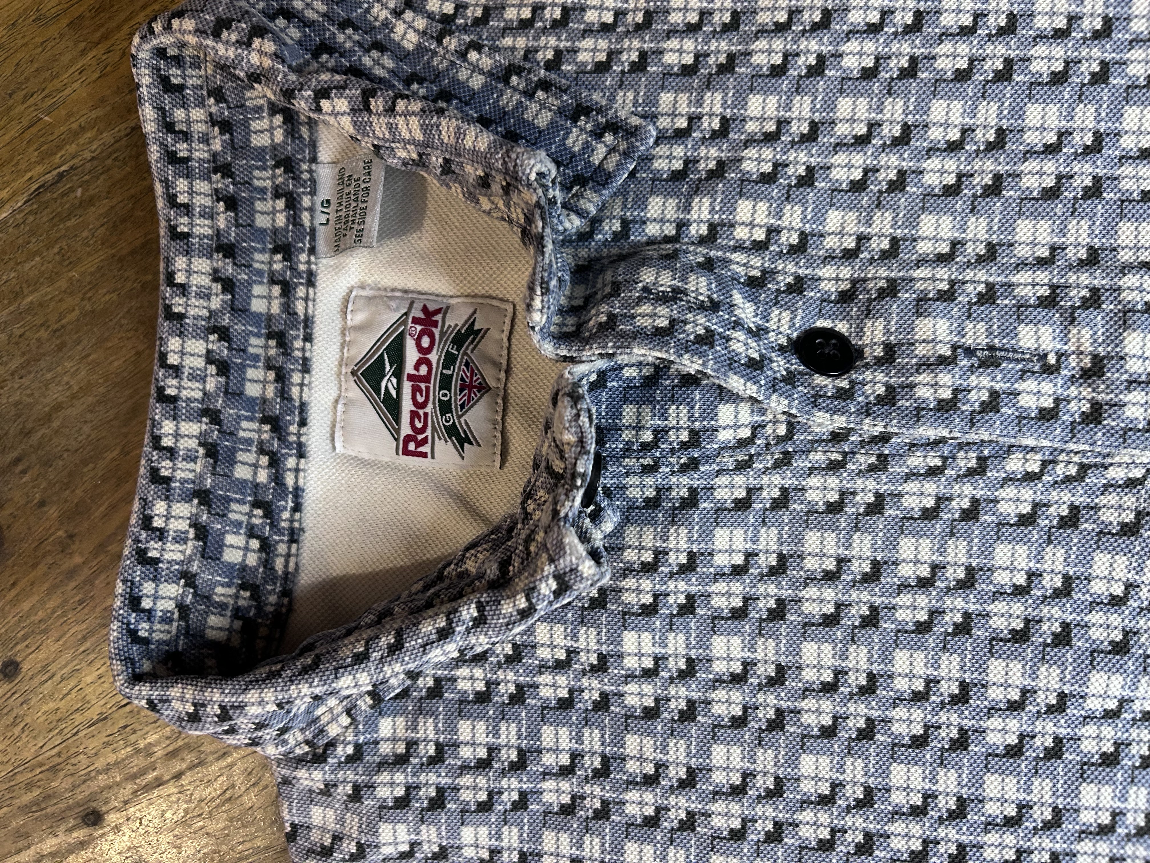 vintage 90s reebok golf polo (boxy L)