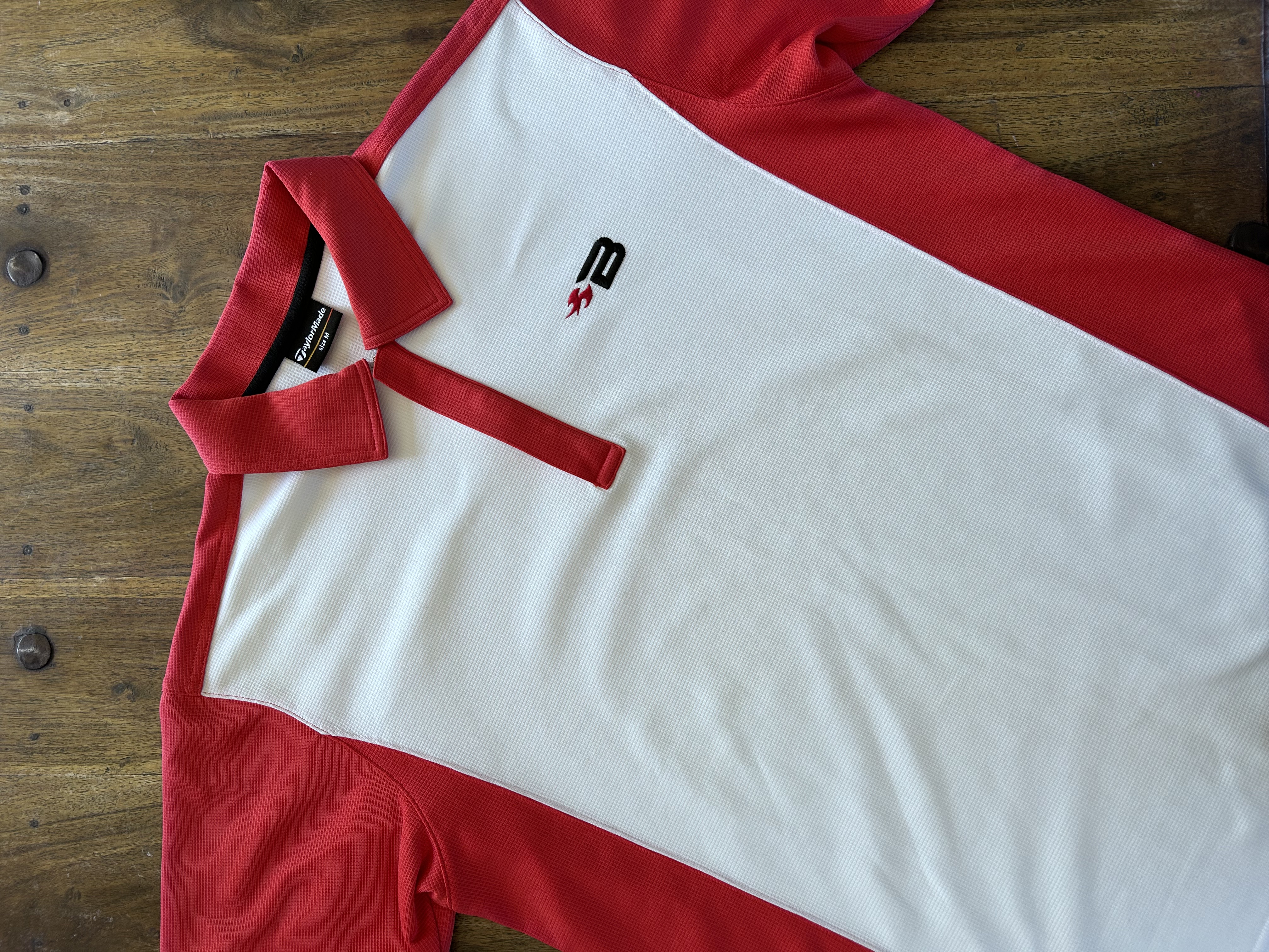 modern Taylormade JAPAN 'burner' polo (M, slim fit)
