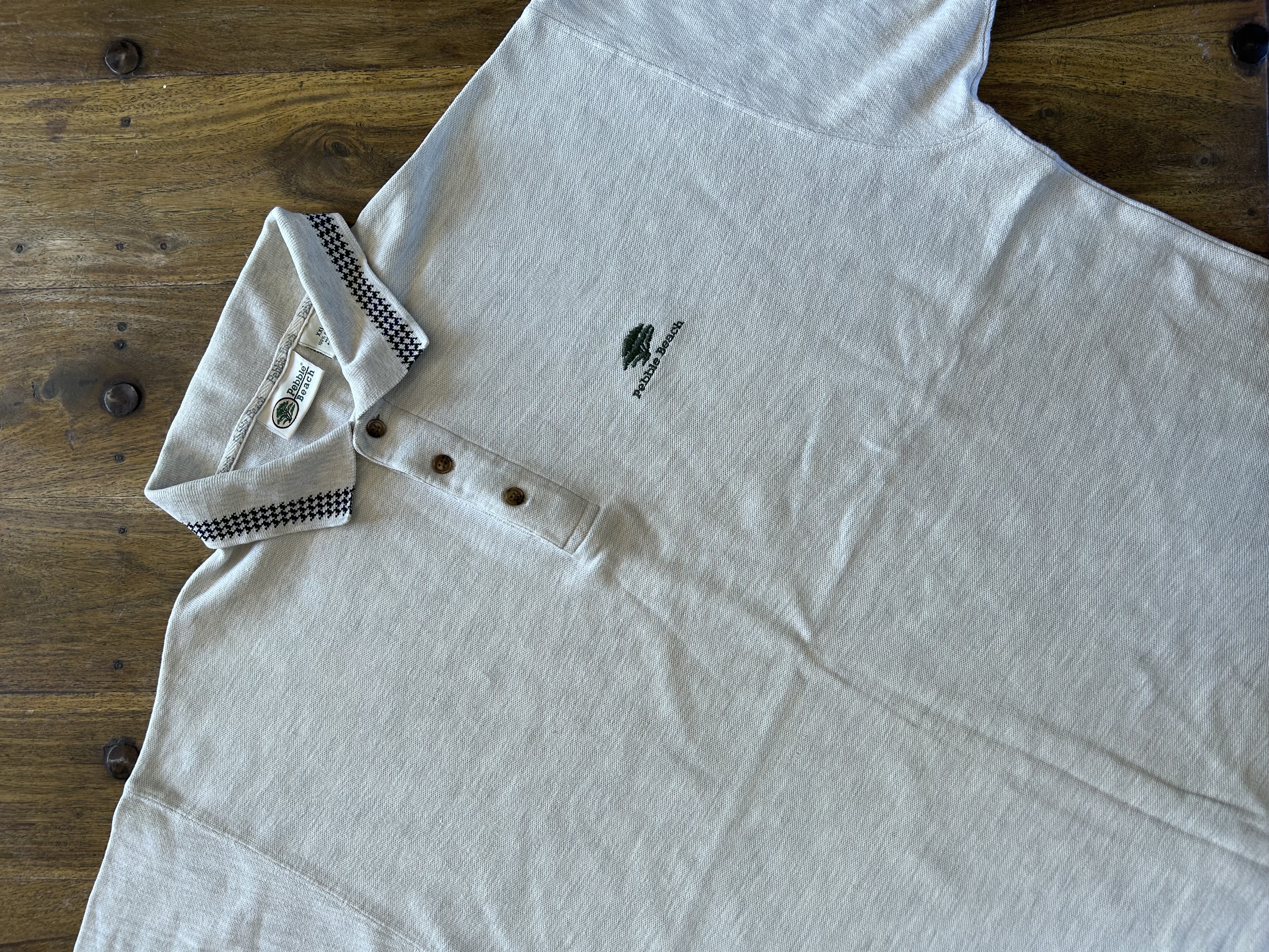 vintage Pebble Beach 100% cotton polo (XXL)