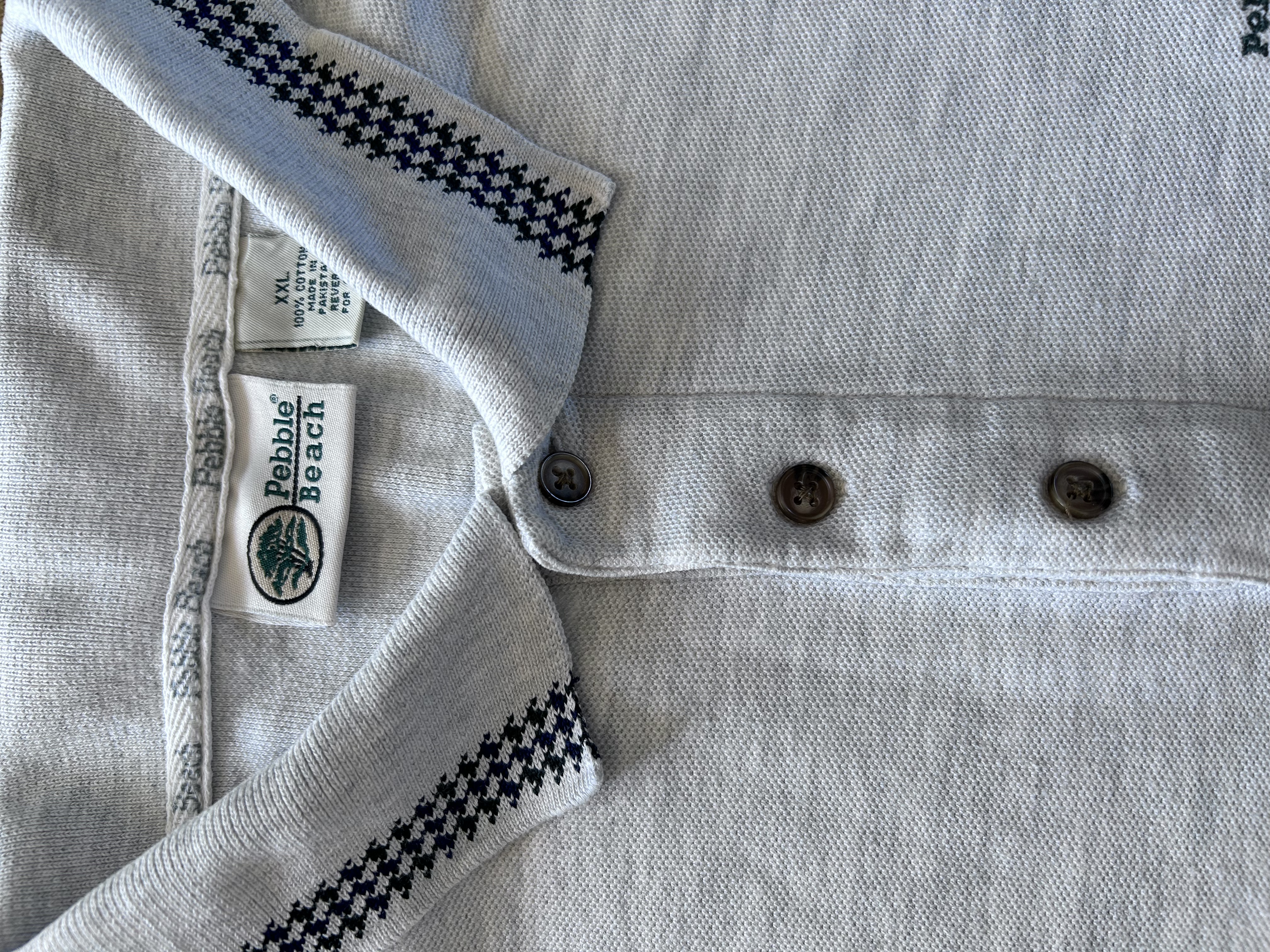 vintage Pebble Beach 100% cotton polo (XXL)