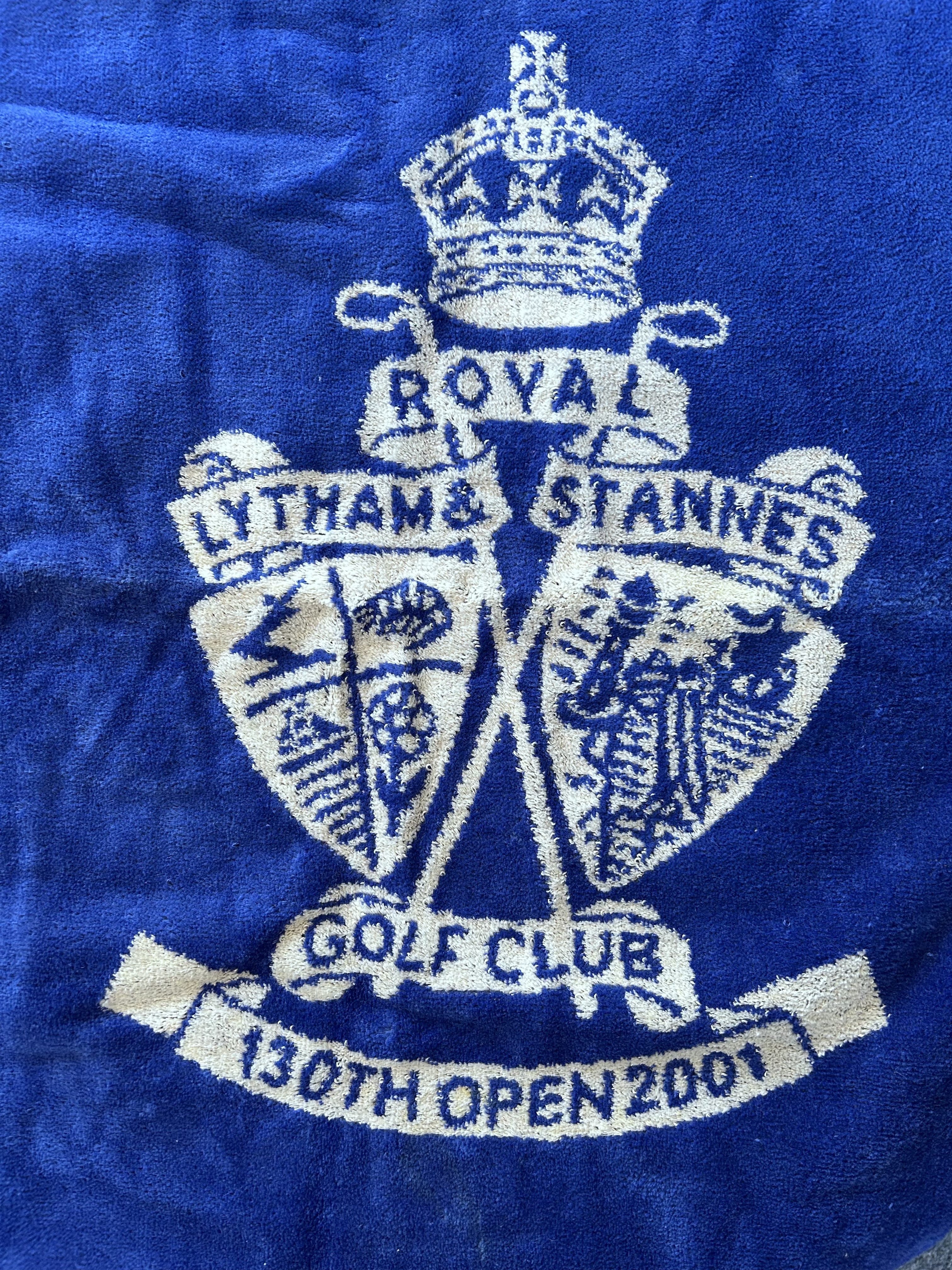 130th Open (2001) at Royal Lytham St Annes Golf Club towel 