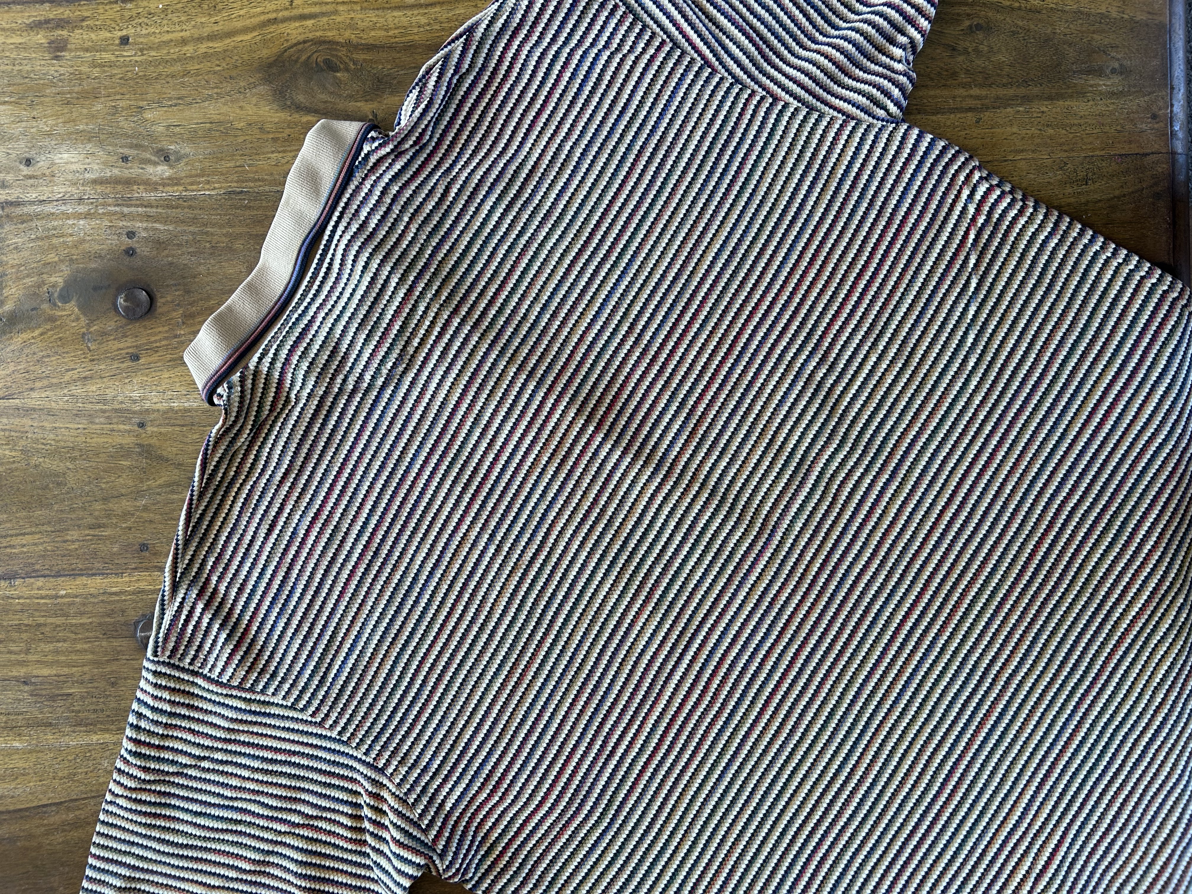 vintage striped Greg Norman polo (boxy XL)