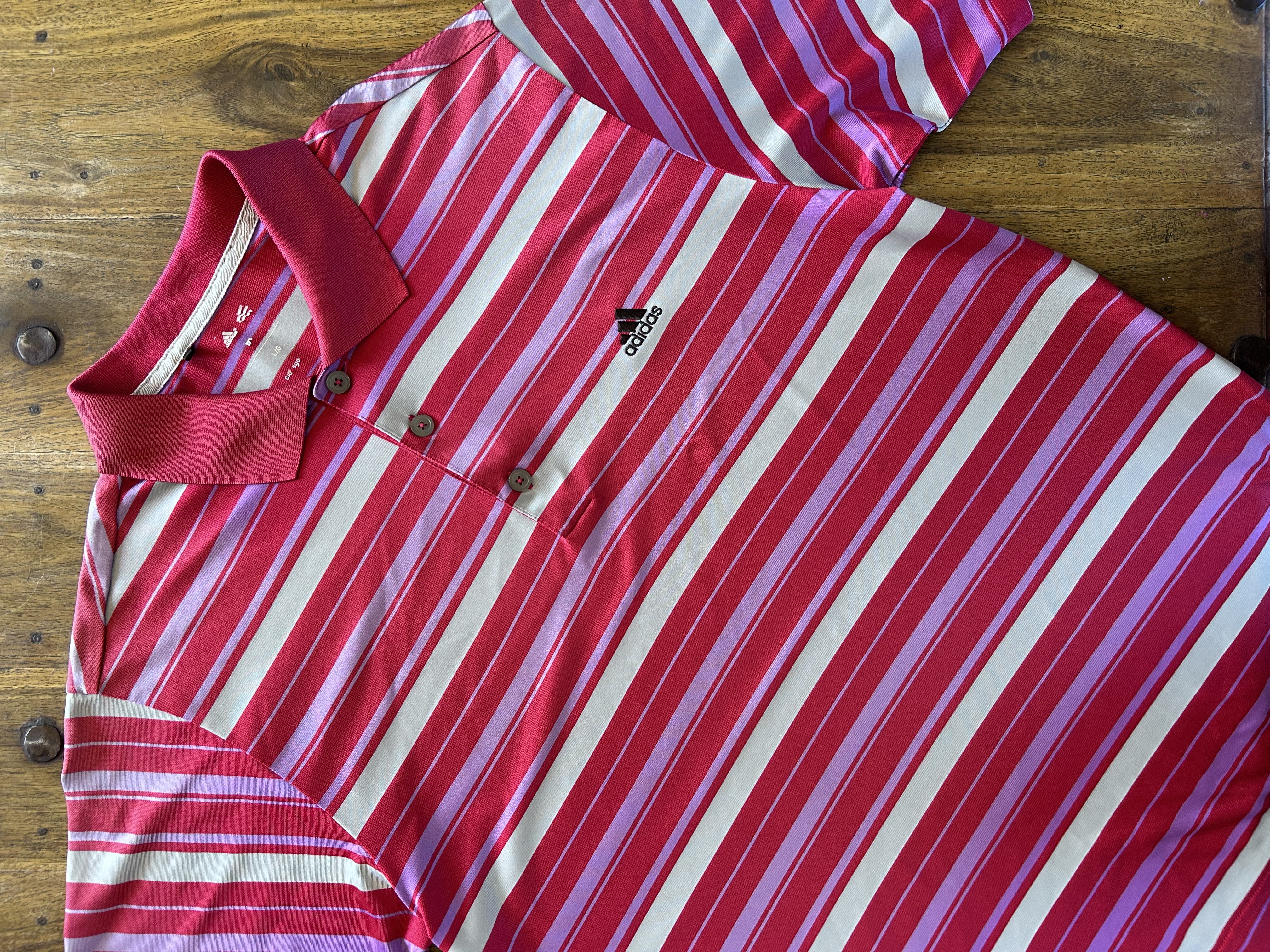 modern Adidas Dunbar Golf Club polo (L)