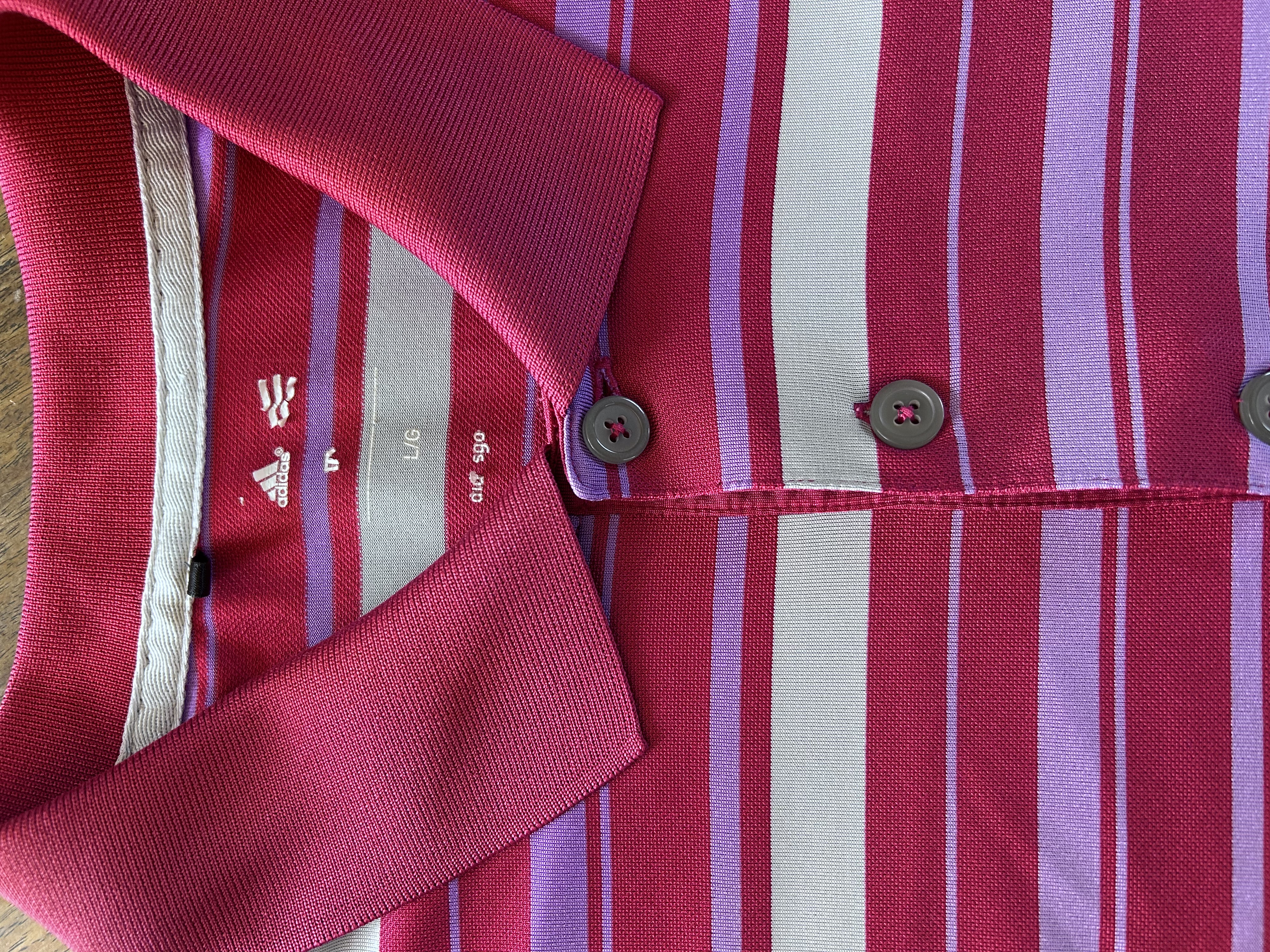 modern Adidas Dunbar Golf Club polo (L)