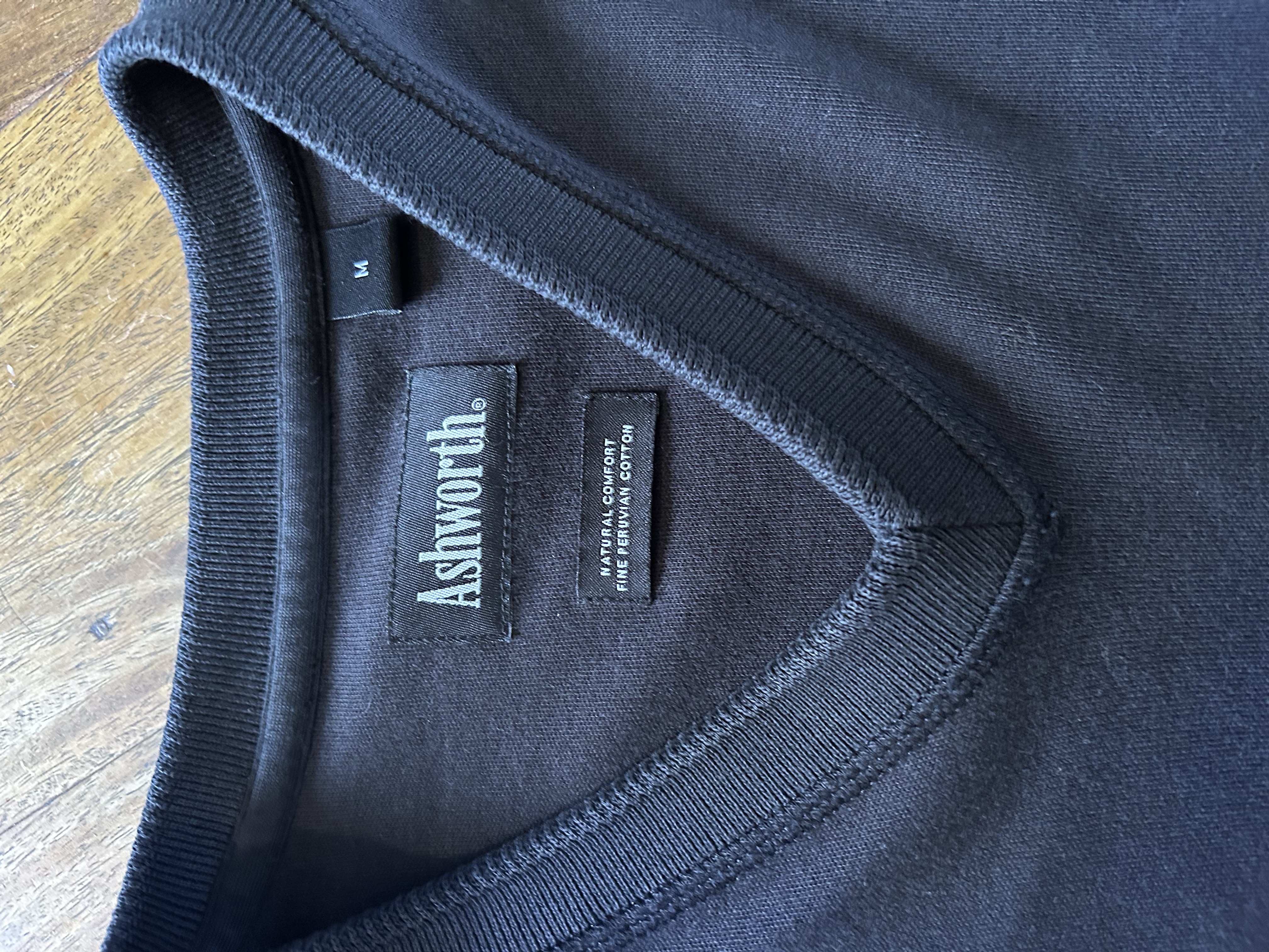 vintage black Ashworth vest (M)