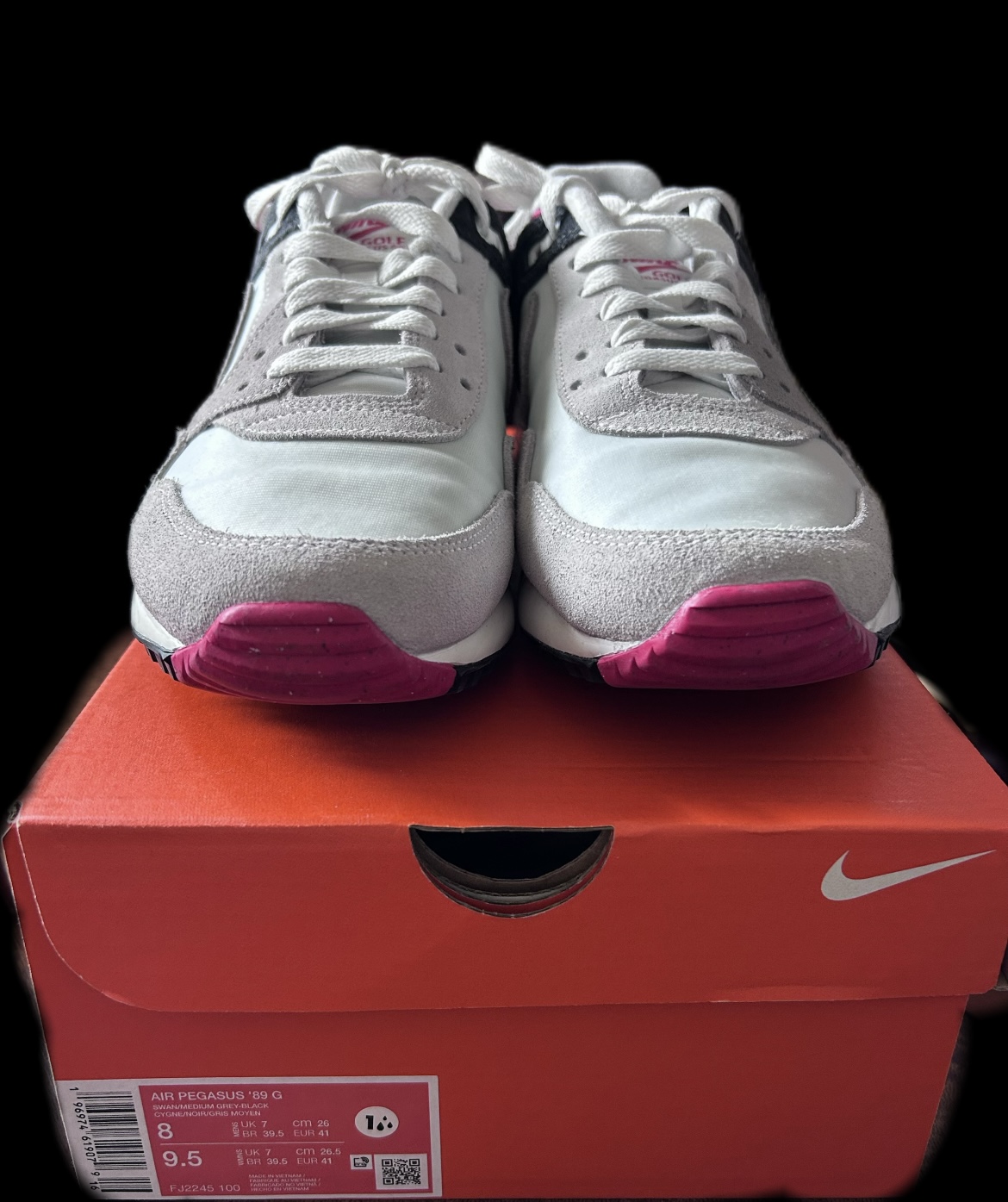 nike air pegasus '89 G - Swan - Rose Coral 2024 (UK7) 