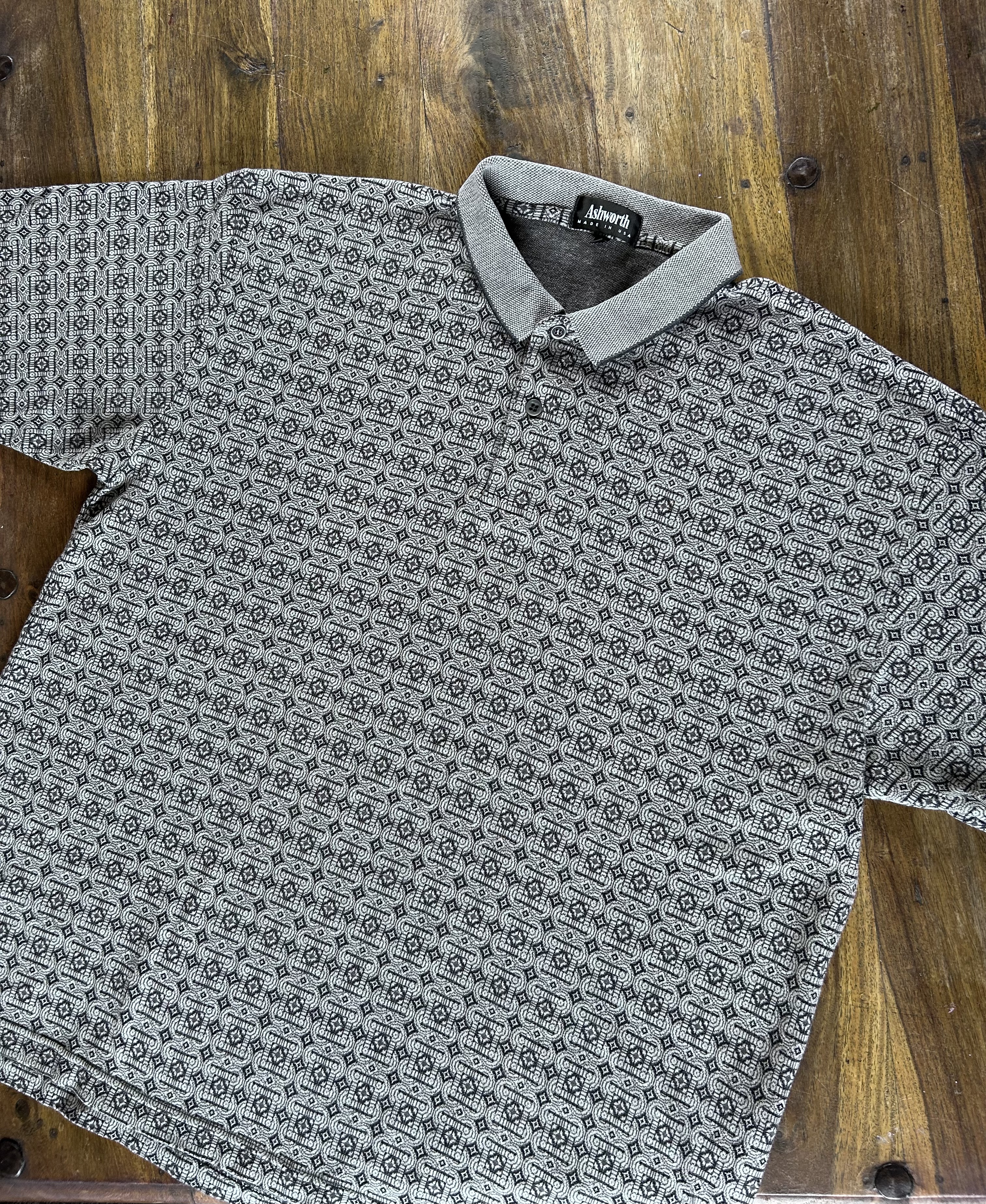vintage 90s ashworth polo (XL - boxy fit)