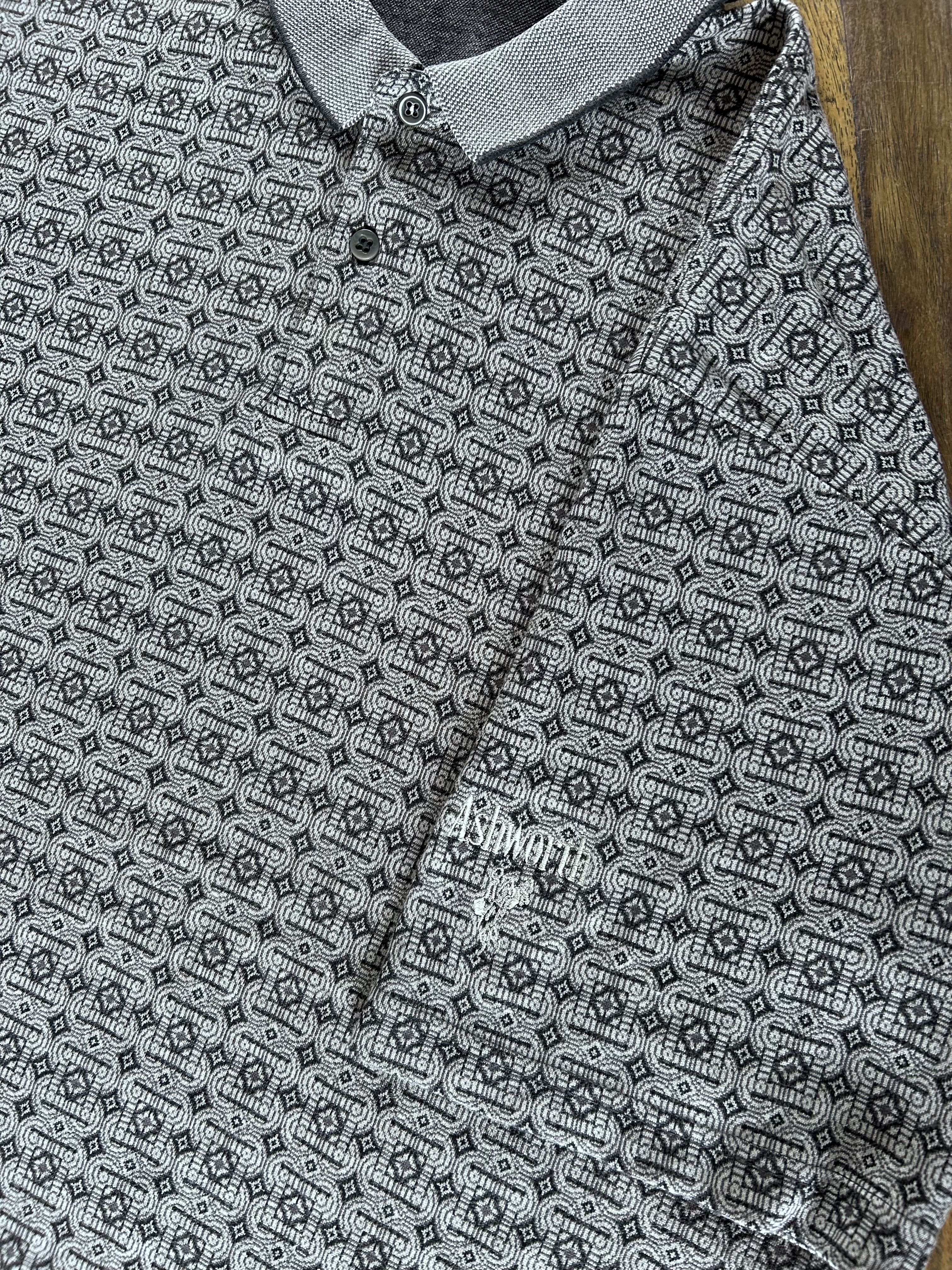 vintage 90s ashworth polo (XL - boxy fit)