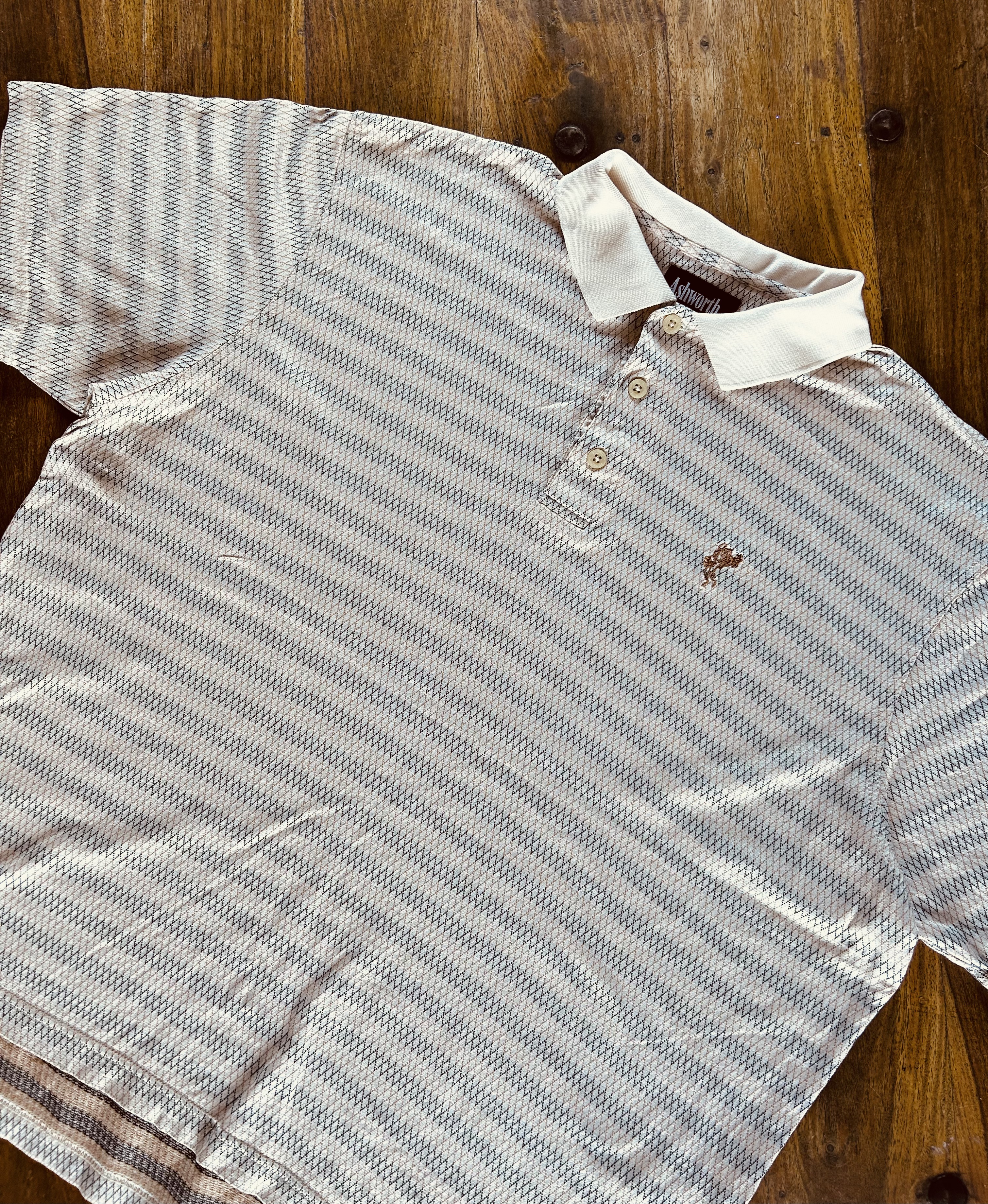 vintage 90s ashworth polo (M - boxy fit, possible L)