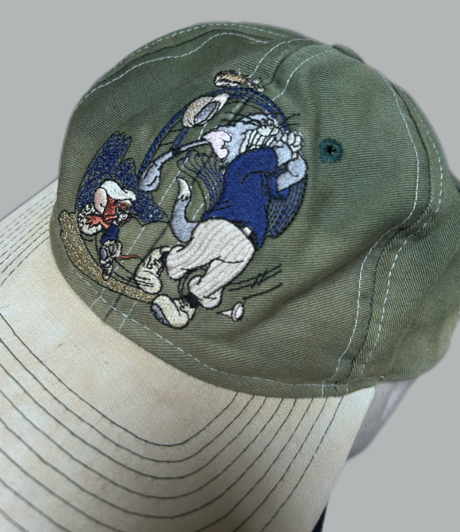 vintage Tom & Jerry golf strapback cap