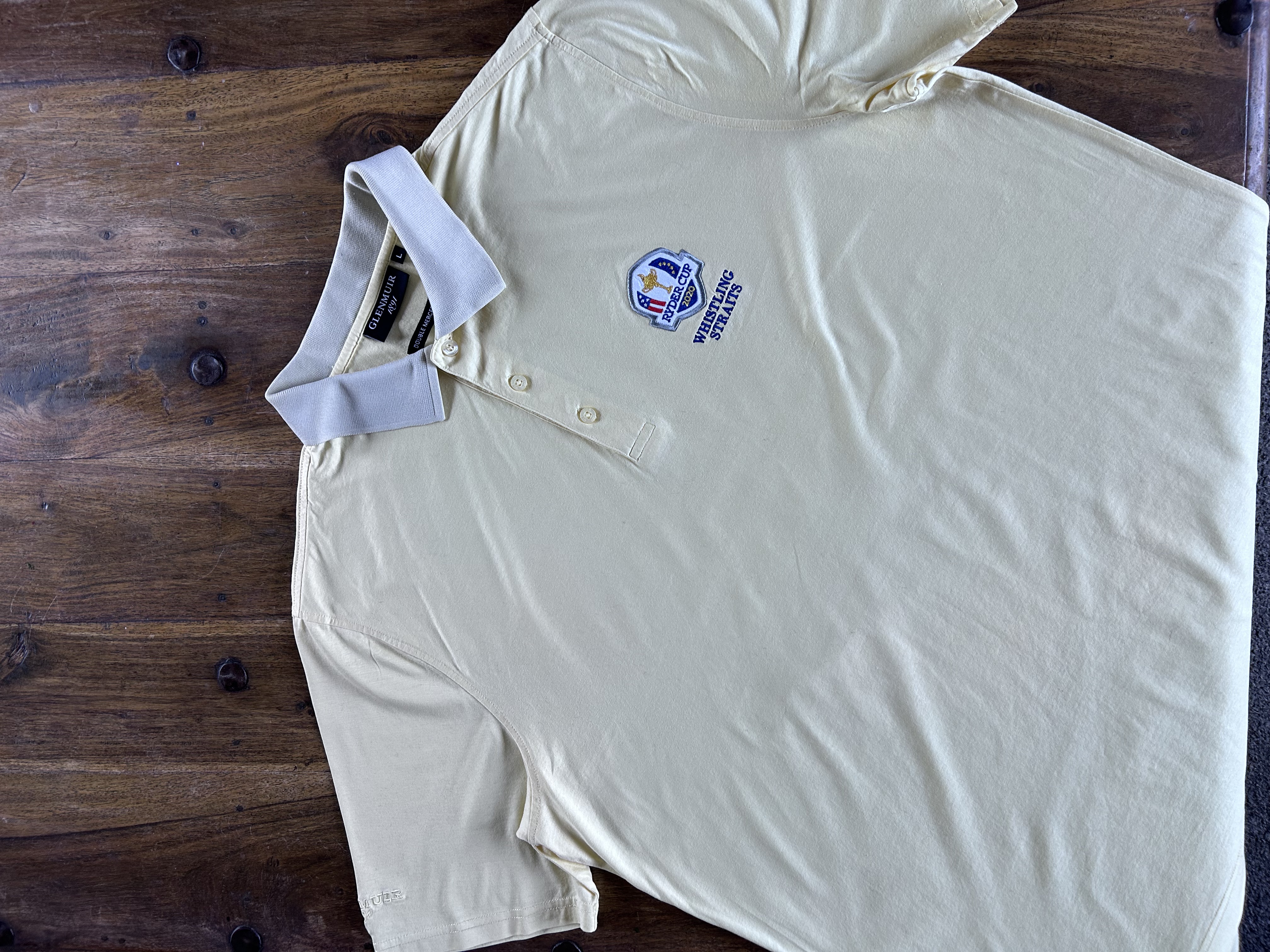 yellow '20 Whistling Straits glenmuir polo (L)