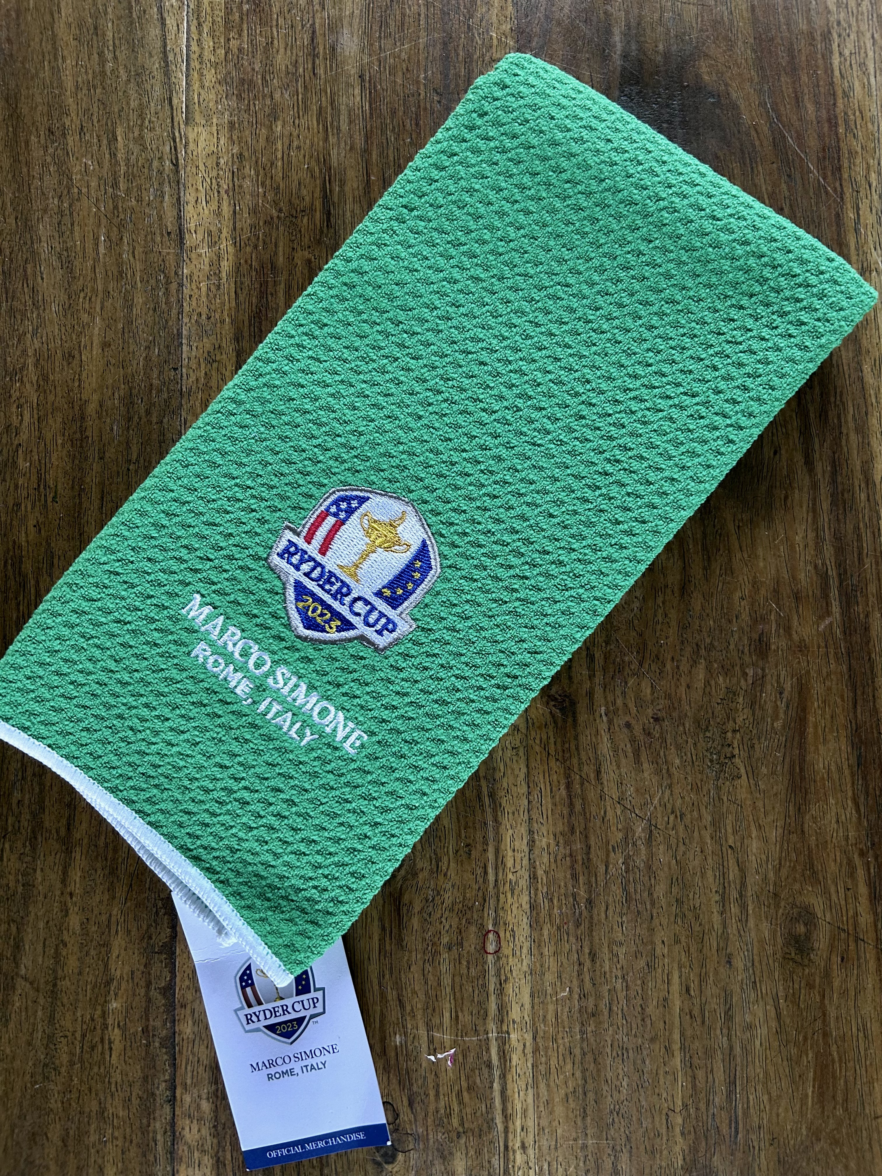 Marco Simone microfibre towel (with clasp)