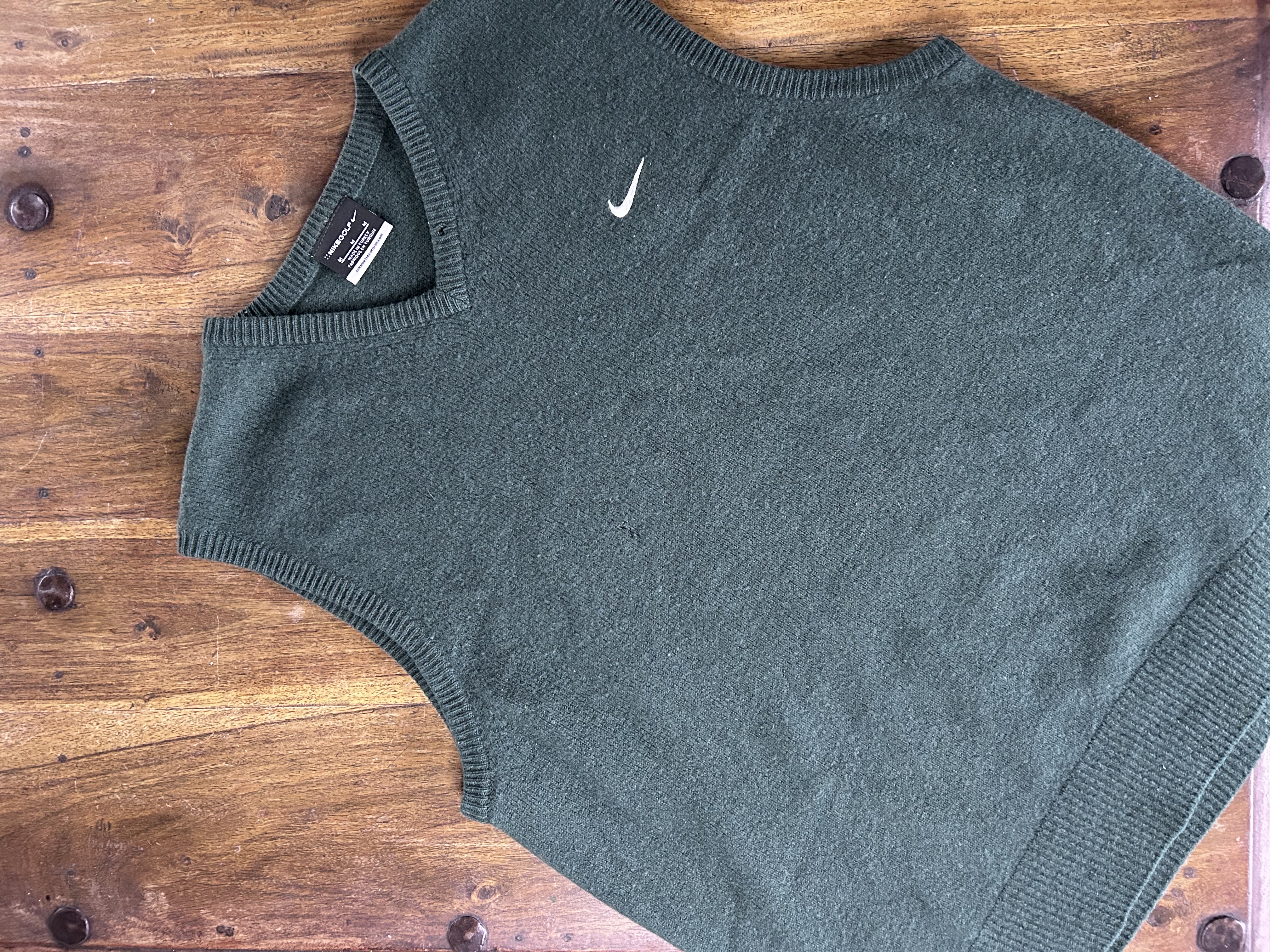 nike wool vest (M)