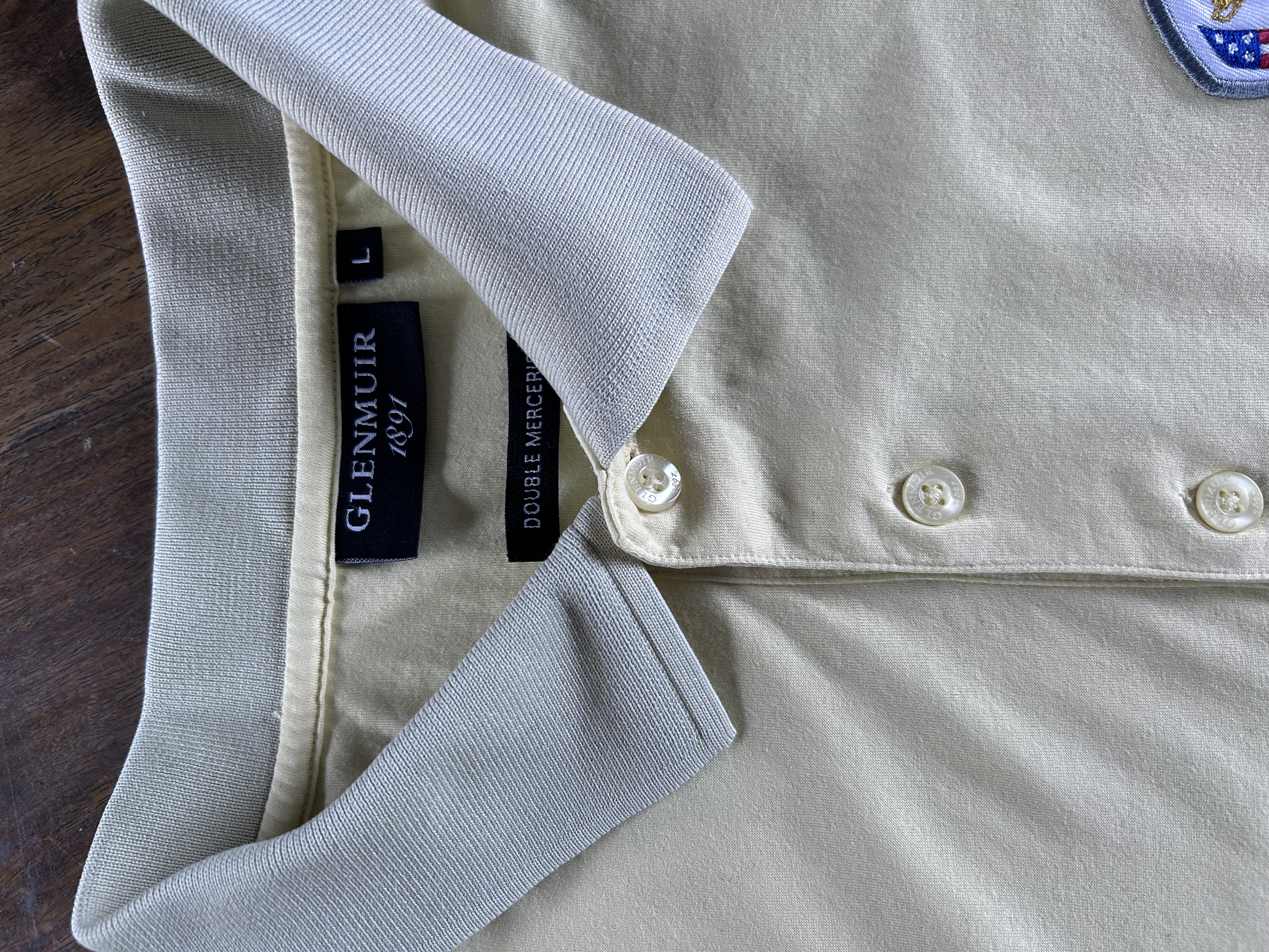 yellow '20 Whistling Straits glenmuir polo (L)