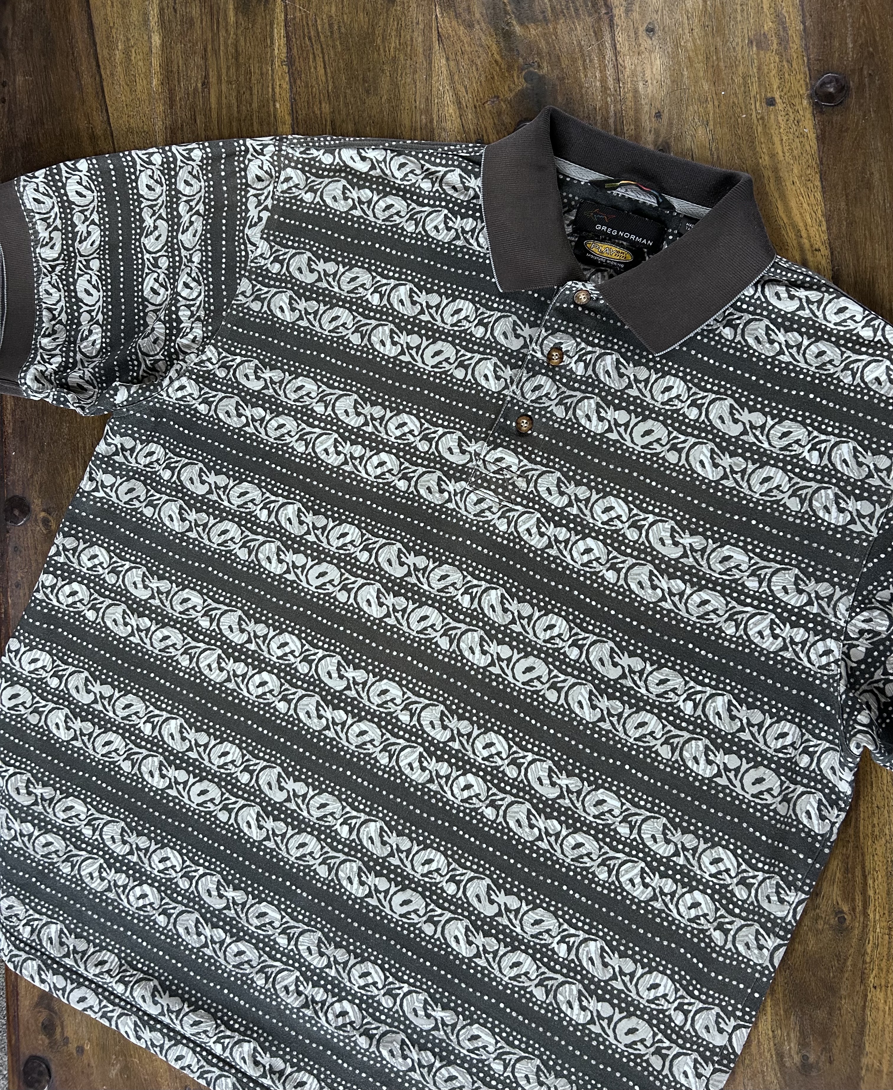 vintage Greg Norman polo (L)
