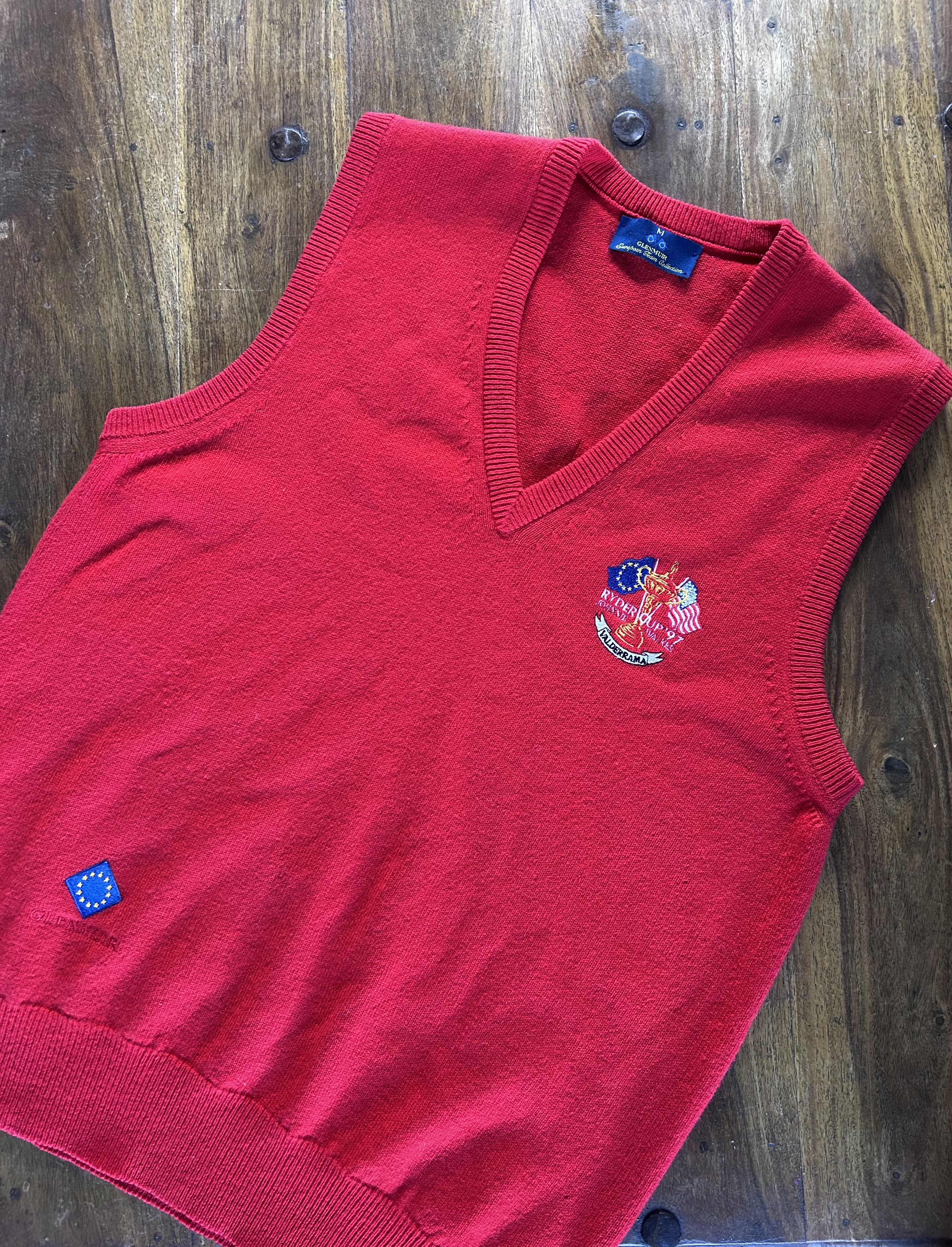 vintage '97 Glenmuir Valderrama wool vest (M)