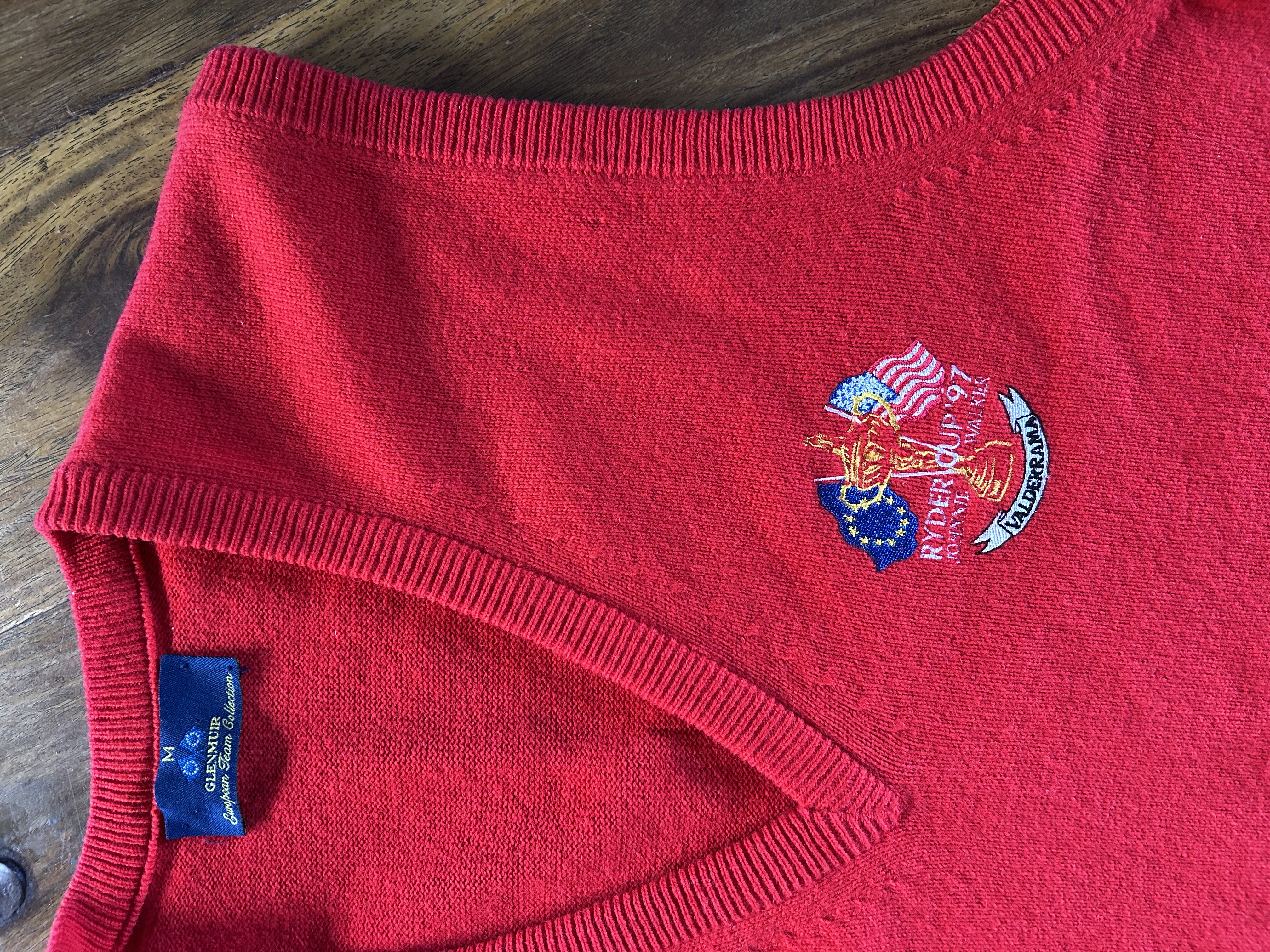vintage '97 Glenmuir Valderrama wool vest (M)