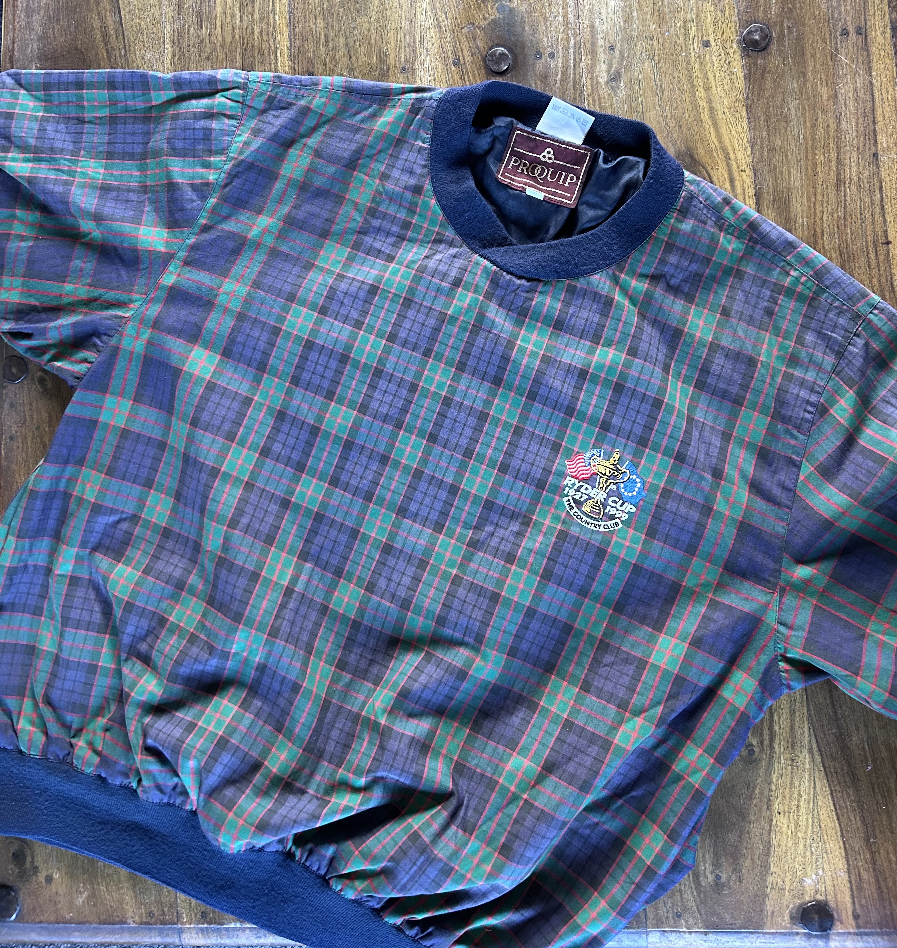 vintage '99 The Country Club PROQUIP windbreaker (XL - fits L)