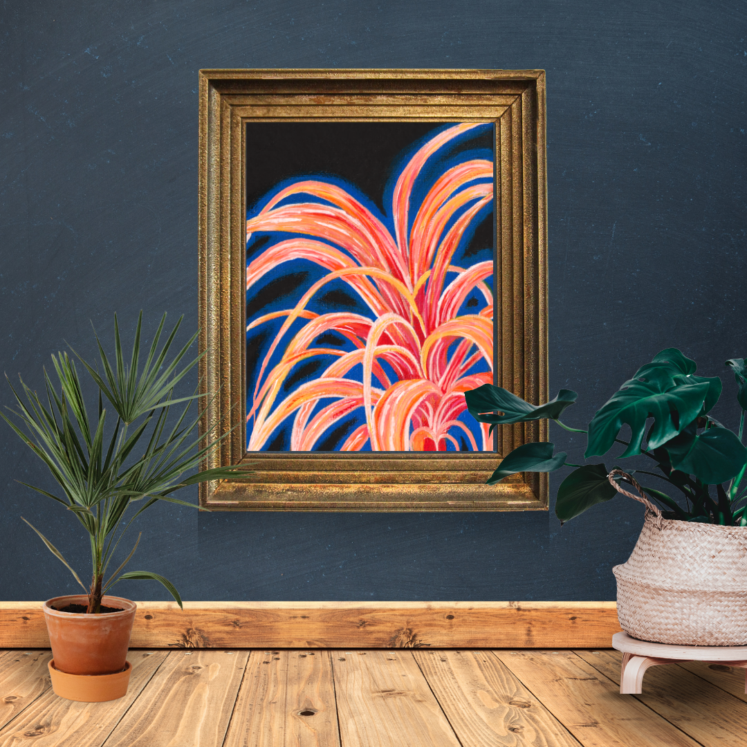 Botanical Burst Art Print