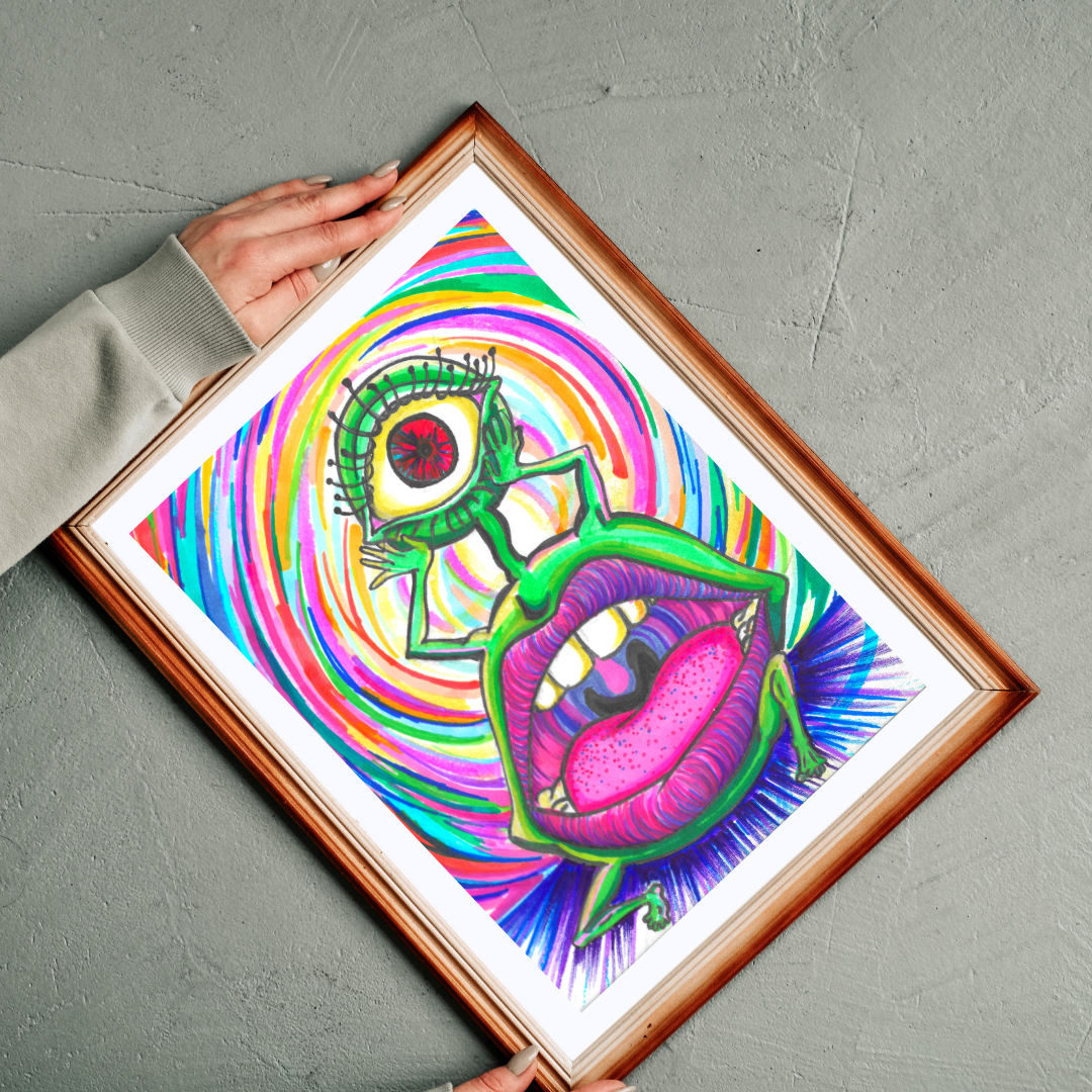 Whoa Art Print