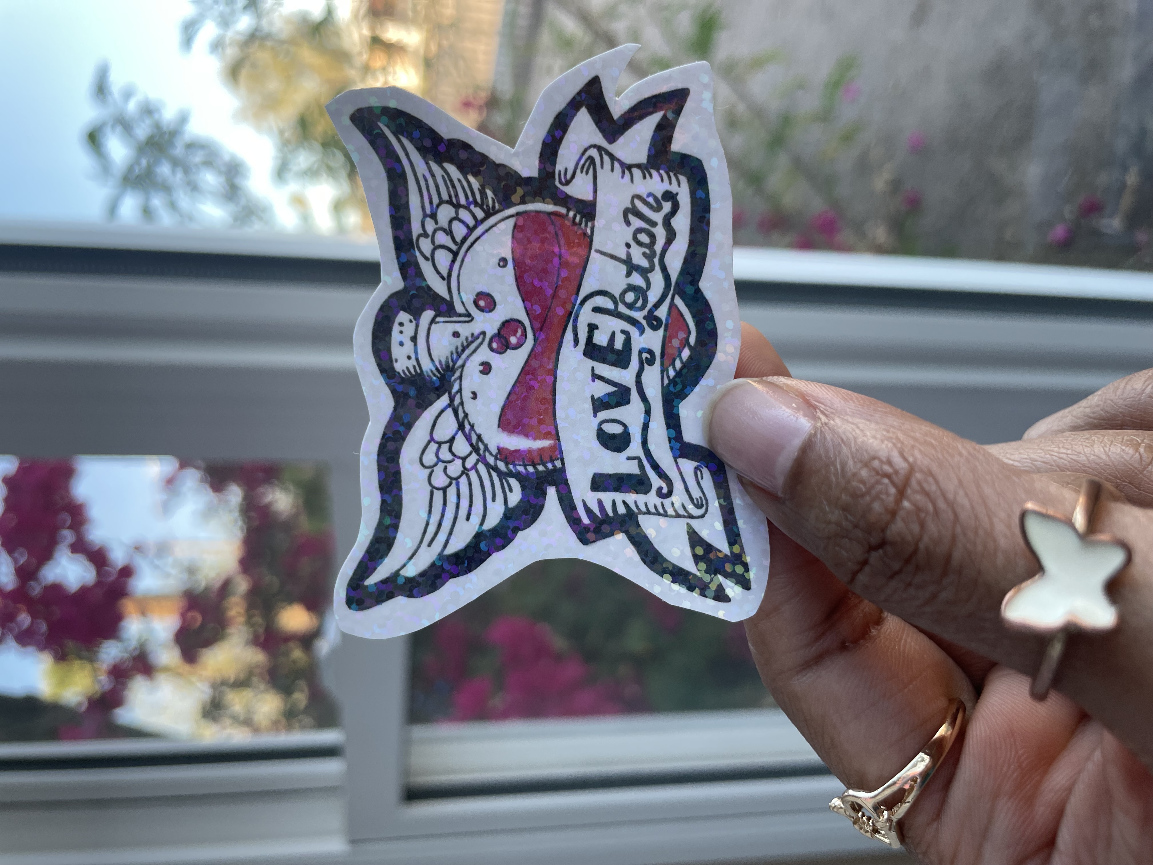 Love Potion - Glitter Sticker