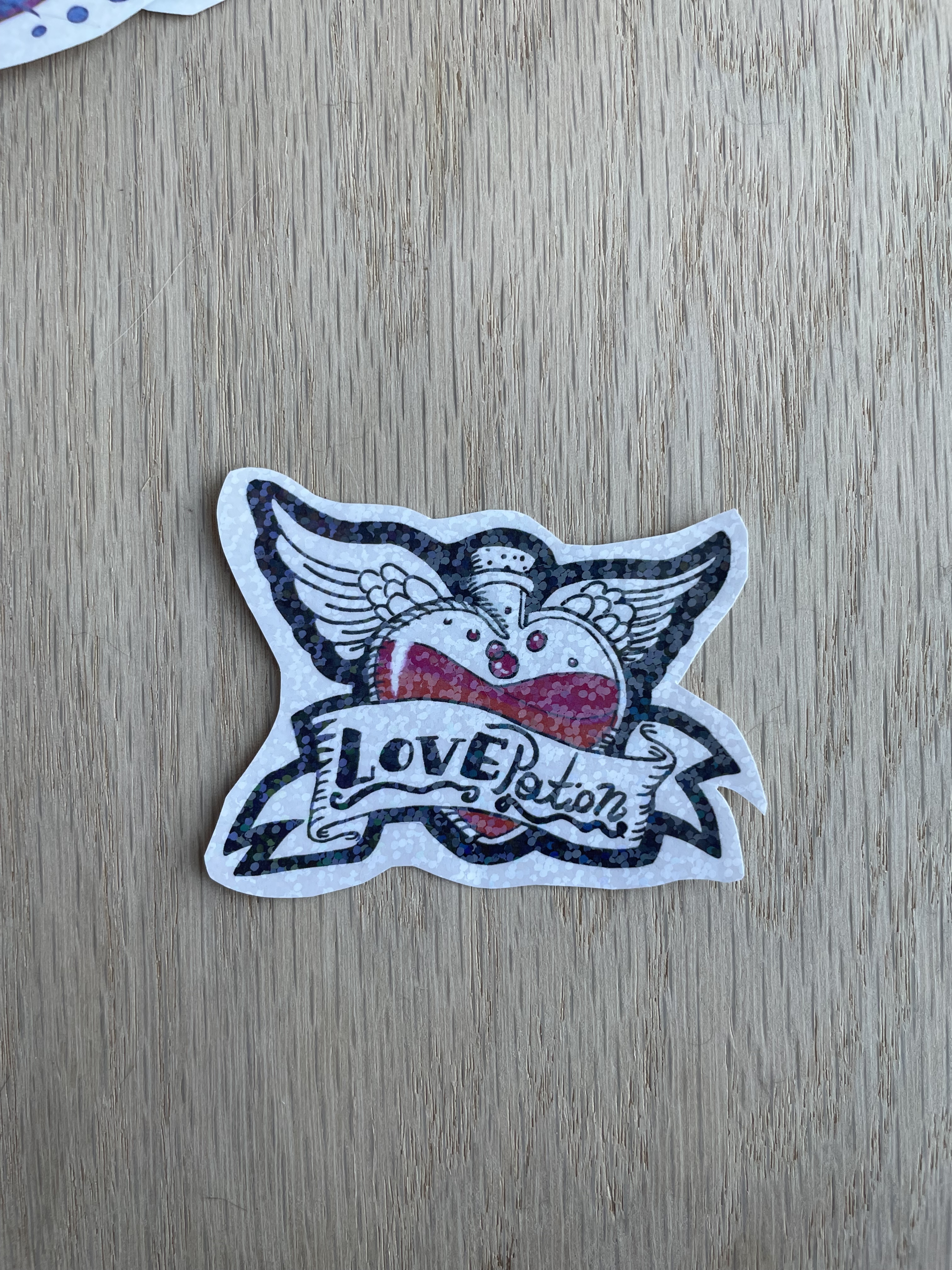 Love Potion - Glitter Sticker