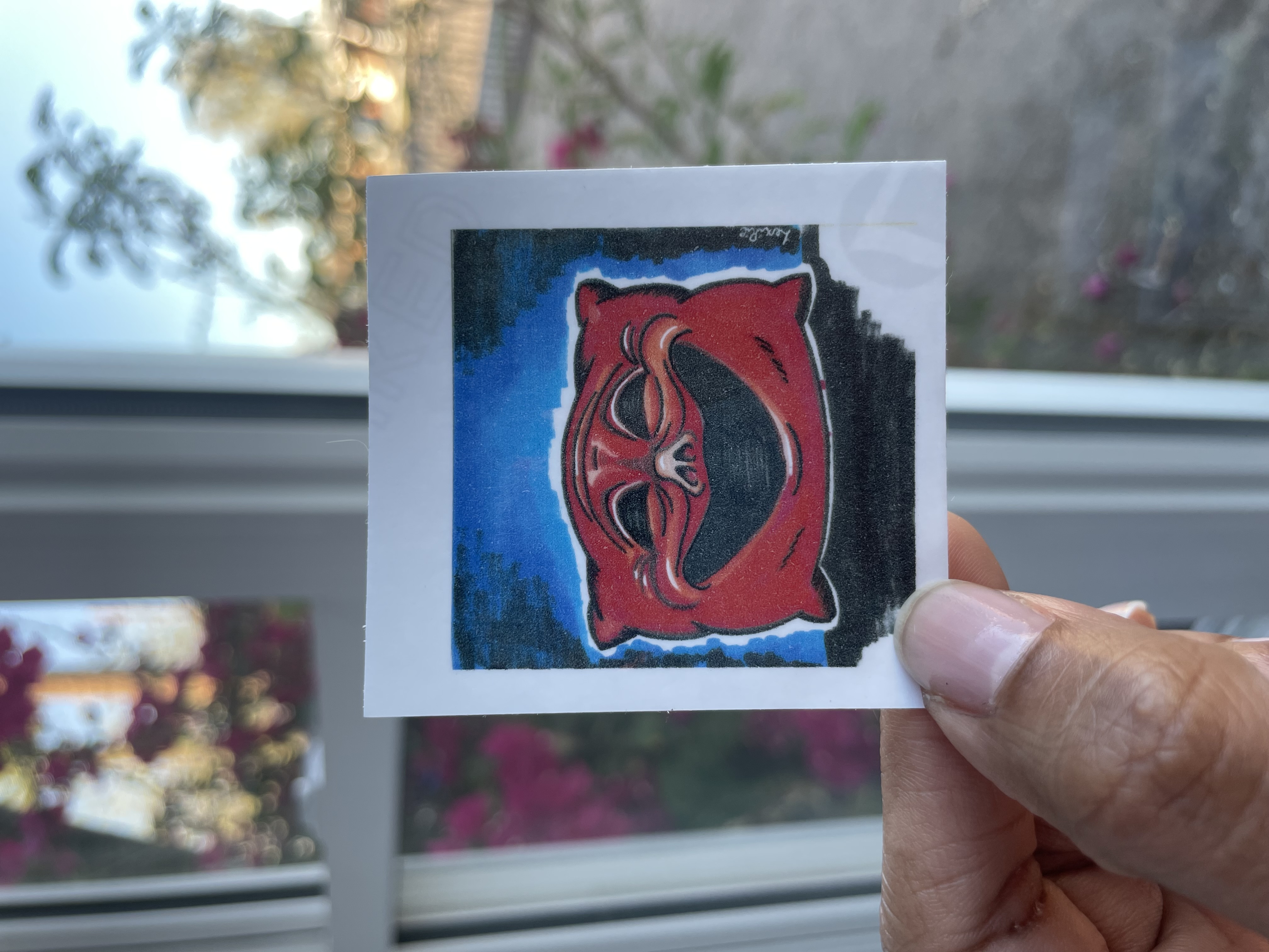 Hot Side of the Pillow - Sticker