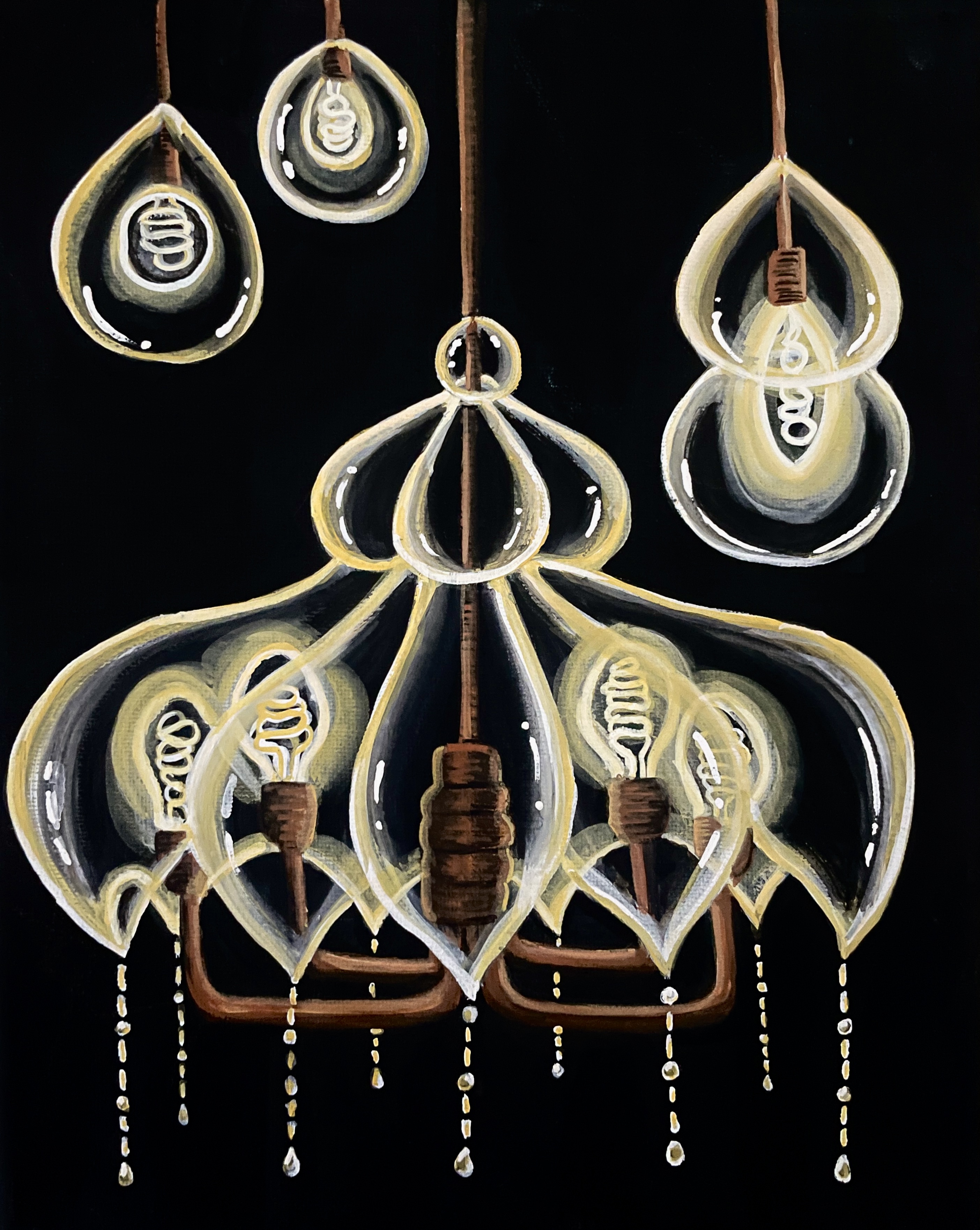 Chandelier Art Print