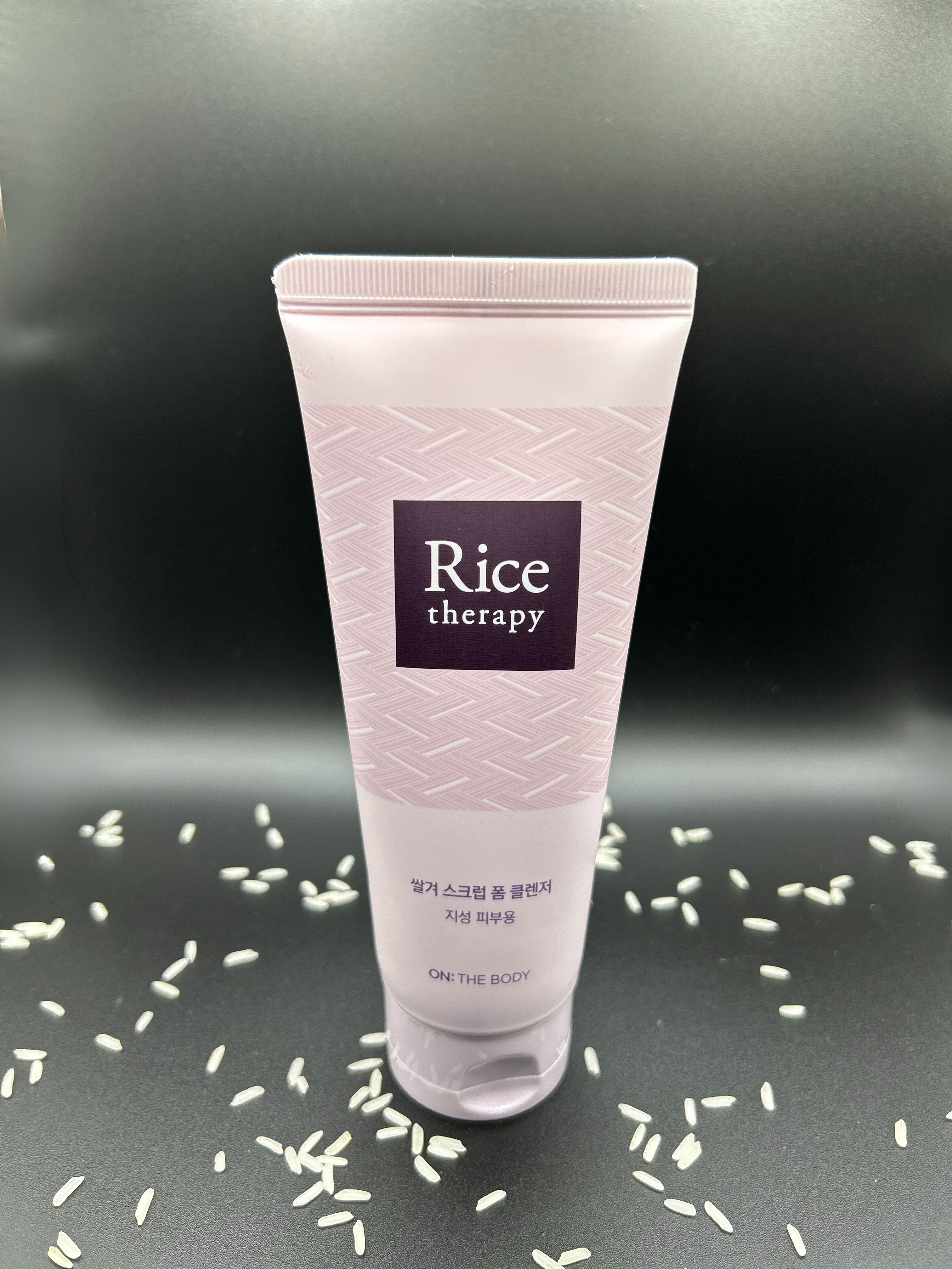 ON THE BODY: Rice Therapy Rice Bran Scrub Foam Cleanser 