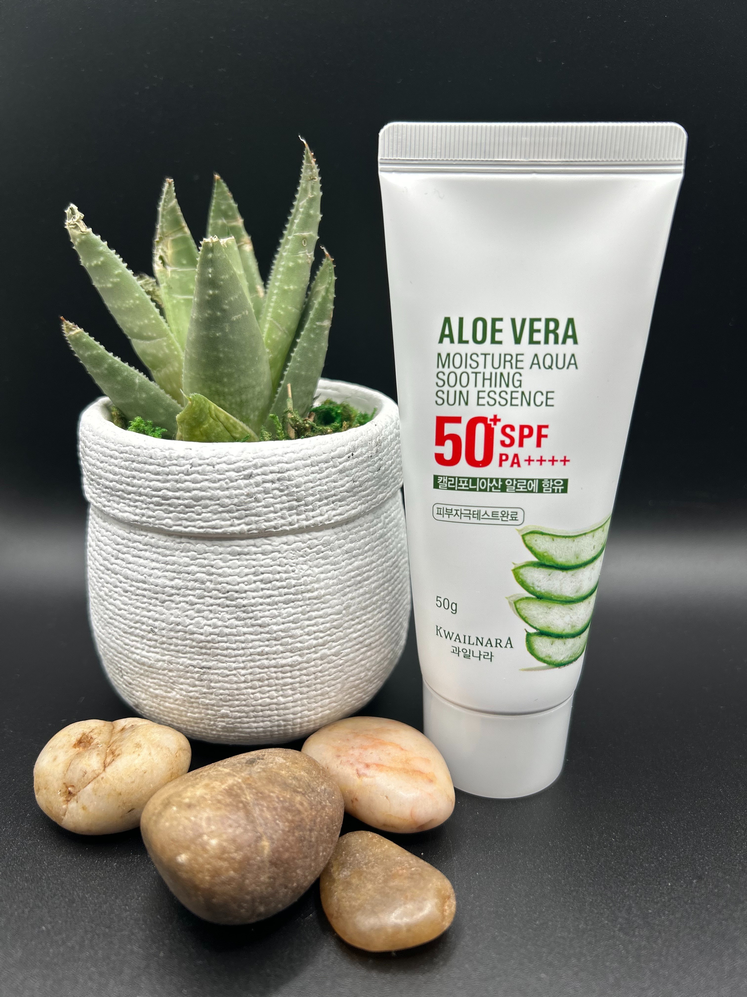 Aloe Vera Moisture Aqua Soothing Sun Essence, 50+SPF