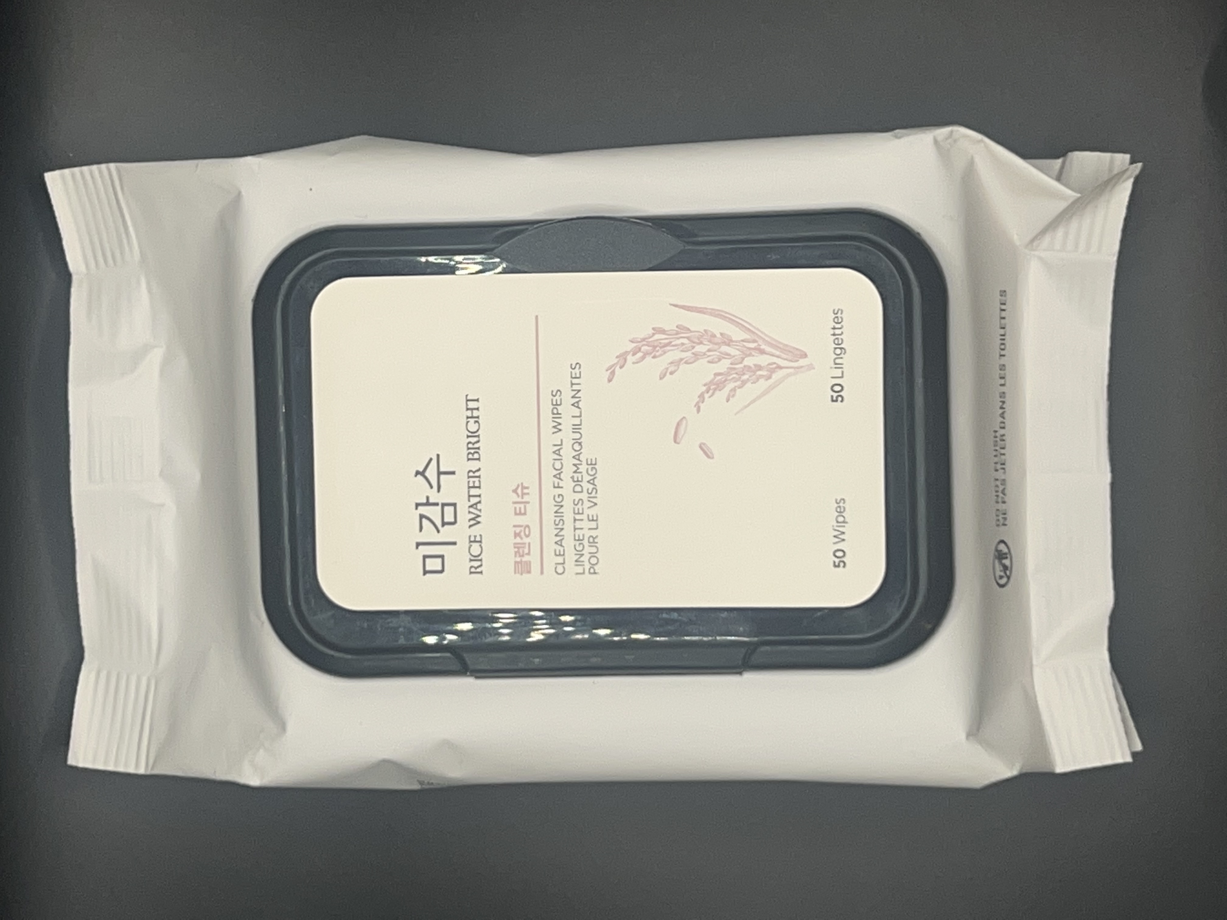 Rice Water Bright Cleansing Facial Wipes