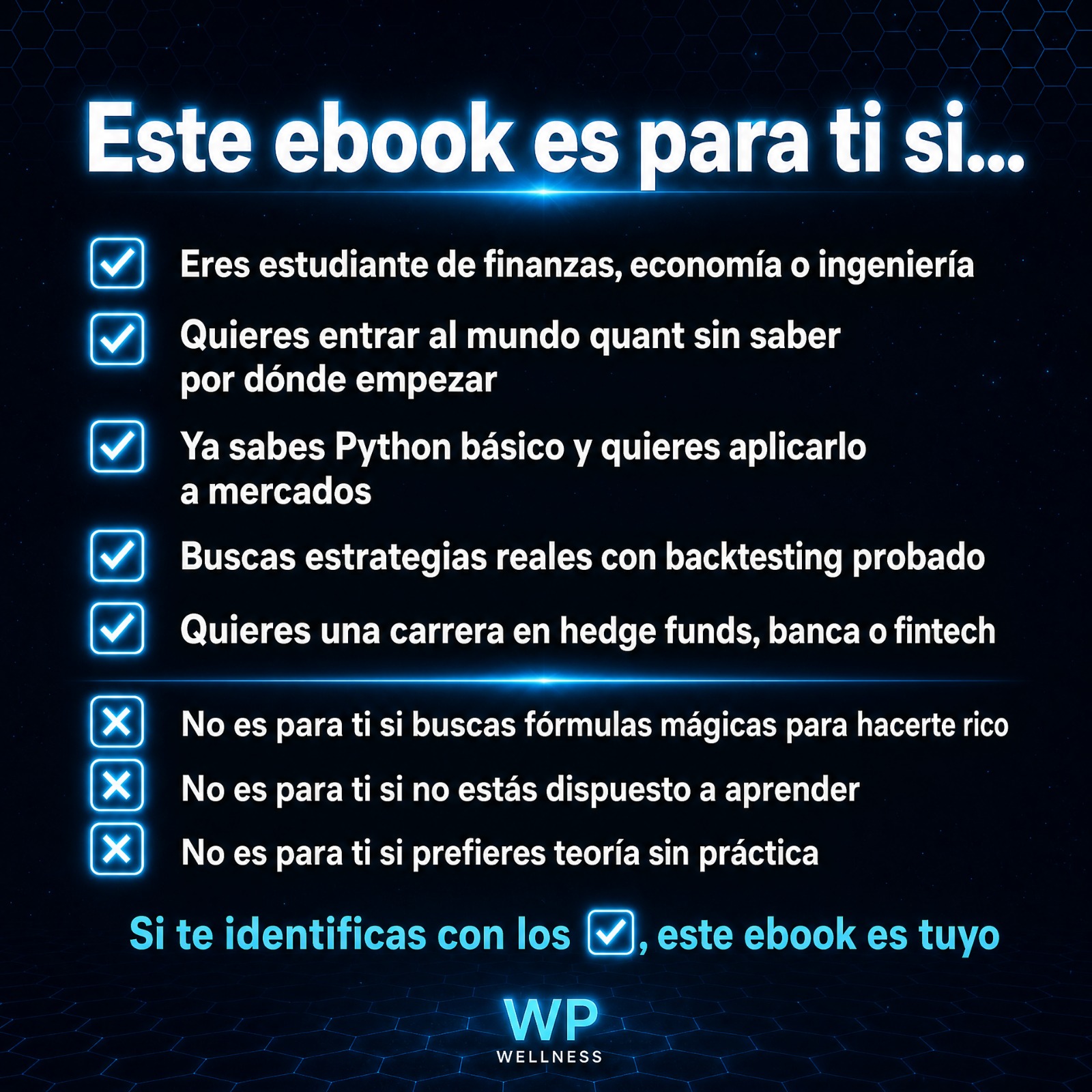 WP Quant: La Guía Completa de Finanzas Cuantitativas con Python (eBook Digital)